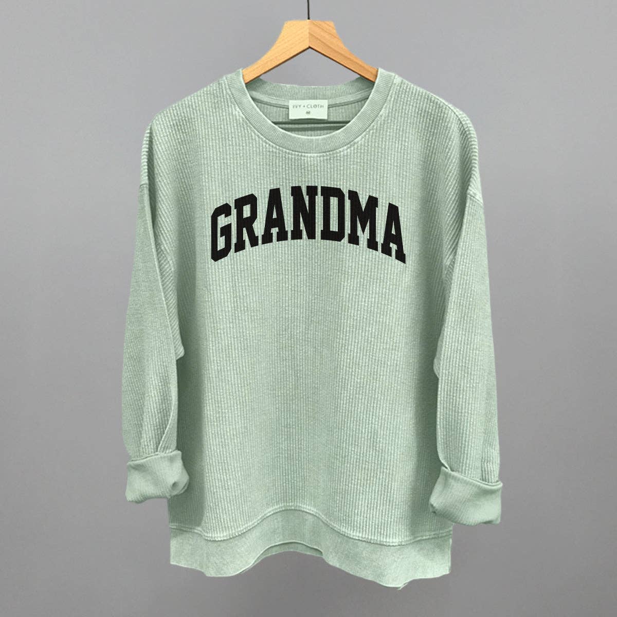Grandma Collegiate (Black) Unisex T-shirt, Sweatshirt, Hoodie, Long Sleeve Tee - T-Shirt, Sweatshirt, Hoodie