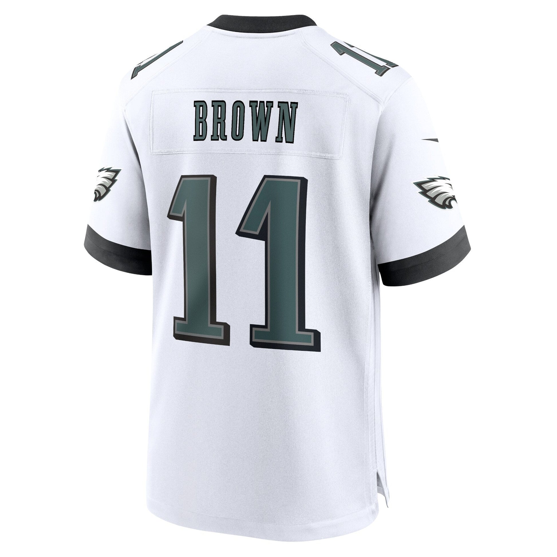 A.J. Brown Philadelphia Eagles White Game Jersey - White football jersey product view 3