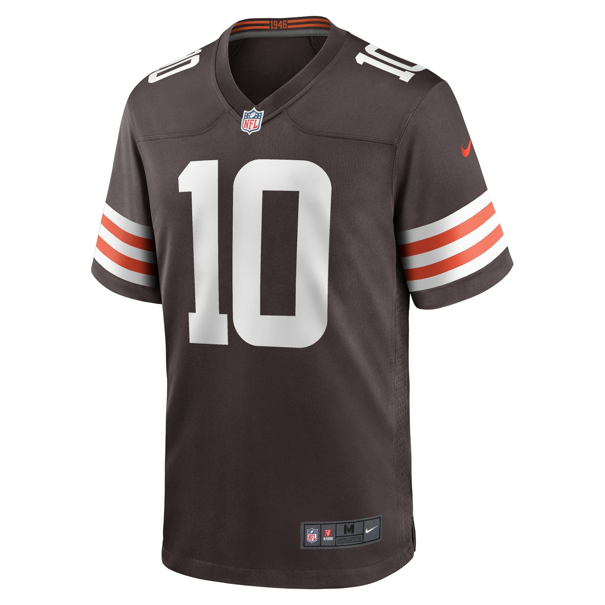 Phillip Walker Cleveland Browns Team Game Jersey - Brown football jersey product view 2