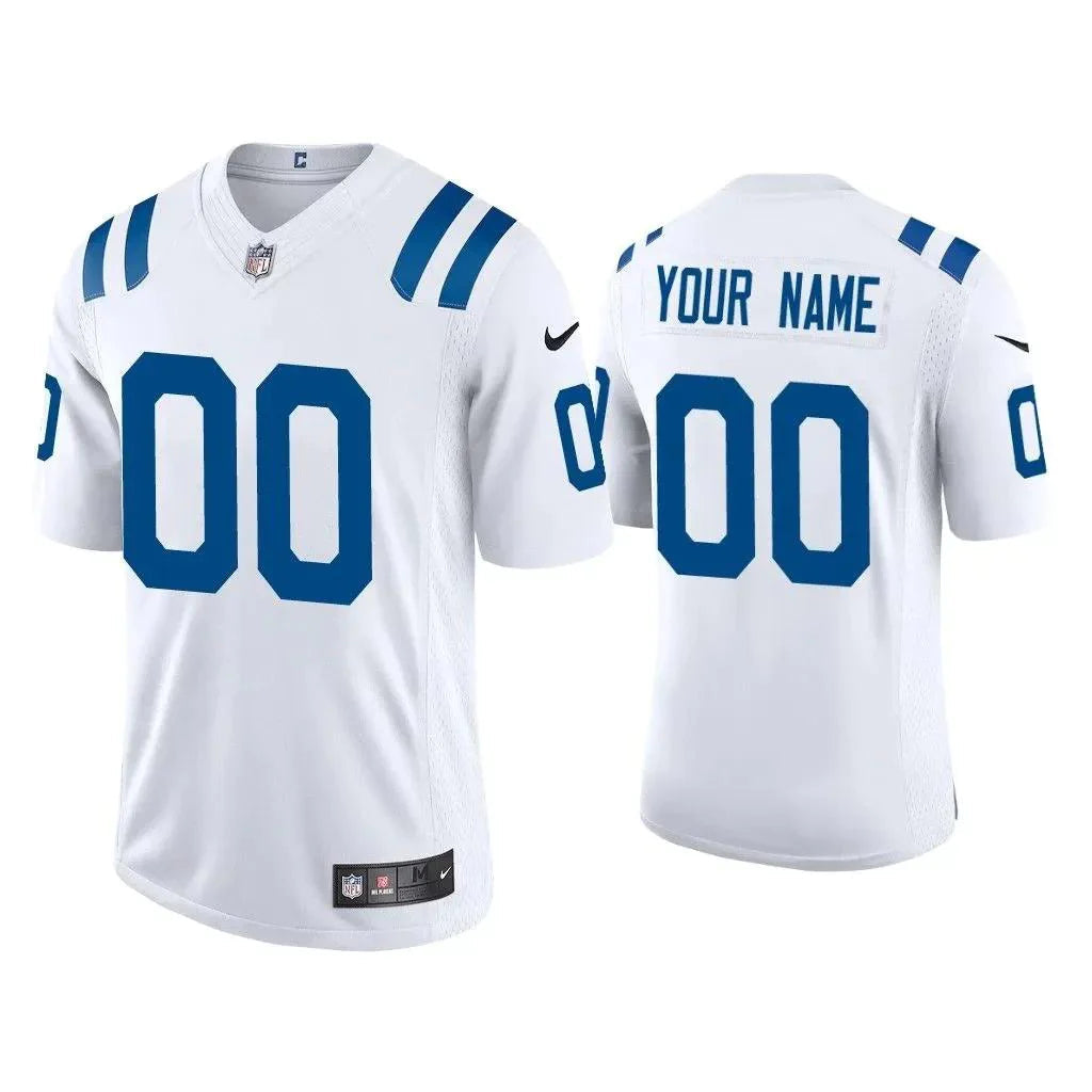 Men's Indianapolis Colts Custom1 Player Game Jersey1 White football jersey product view 1