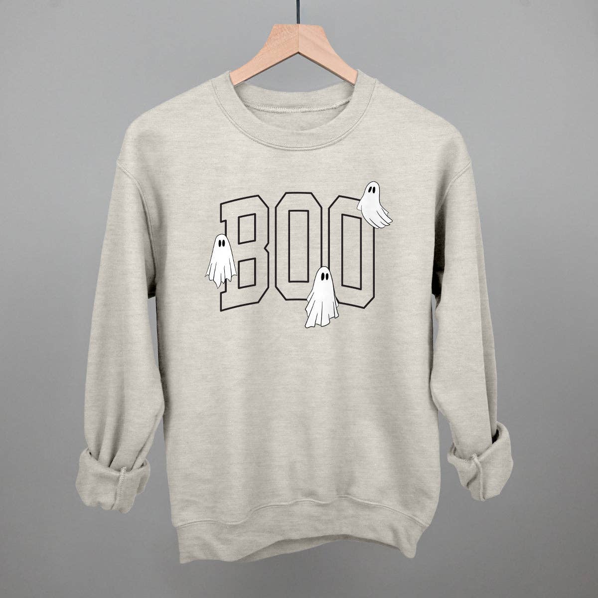 Boo Collegiate Ghosts Unisex T-shirt, Sweatshirt, Hoodie, Long Sleeve Tee - T-Shirt, Sweatshirt, Hoodie
