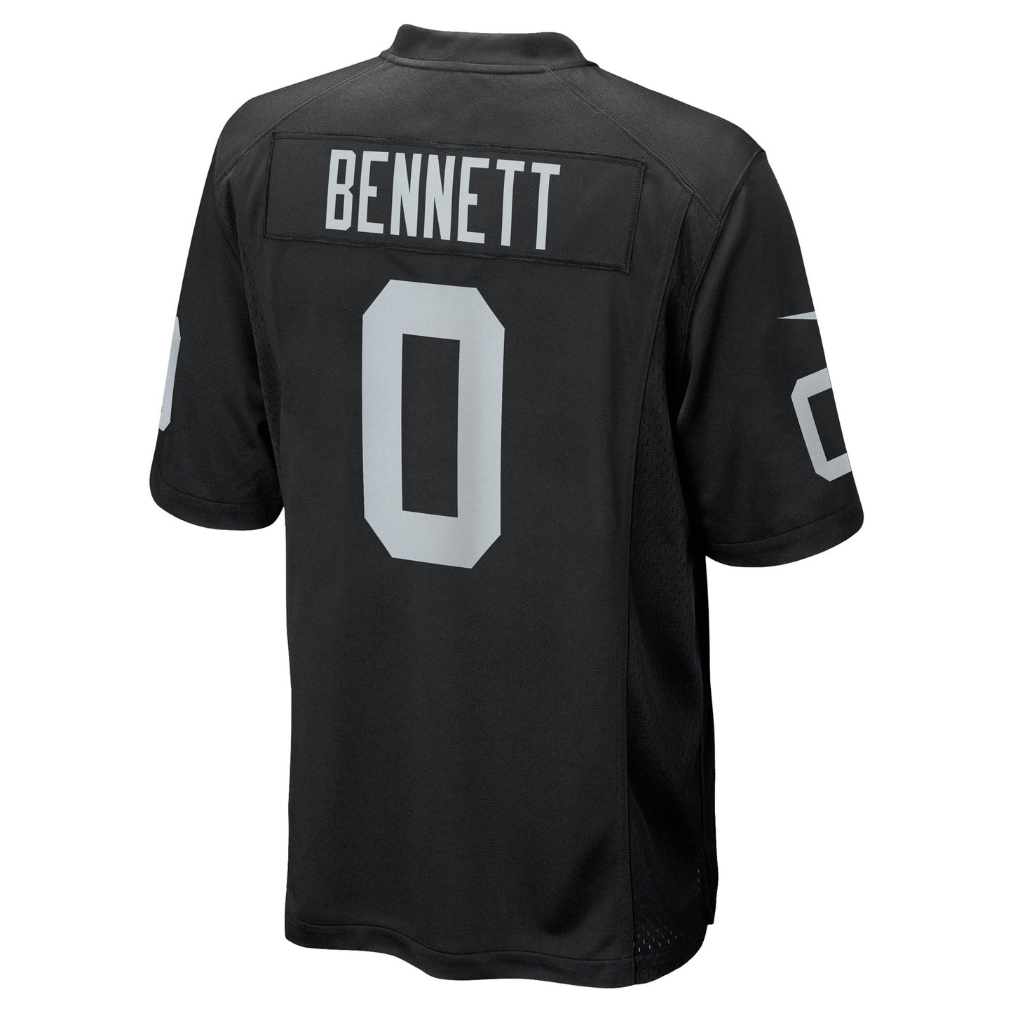 Jakorian Bennett Las Vegas Raiders Team Game Jersey - Black football jersey product view 3