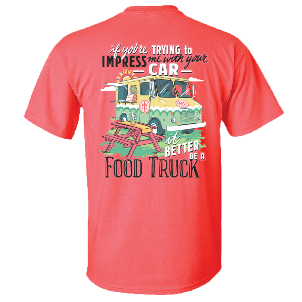 2629 Food Truck-Ss Coral Silk Unisex T-shirt, Sweatshirt, Hoodie, Long Sleeve Tee - T-Shirt, Sweatshirt, Hoodie