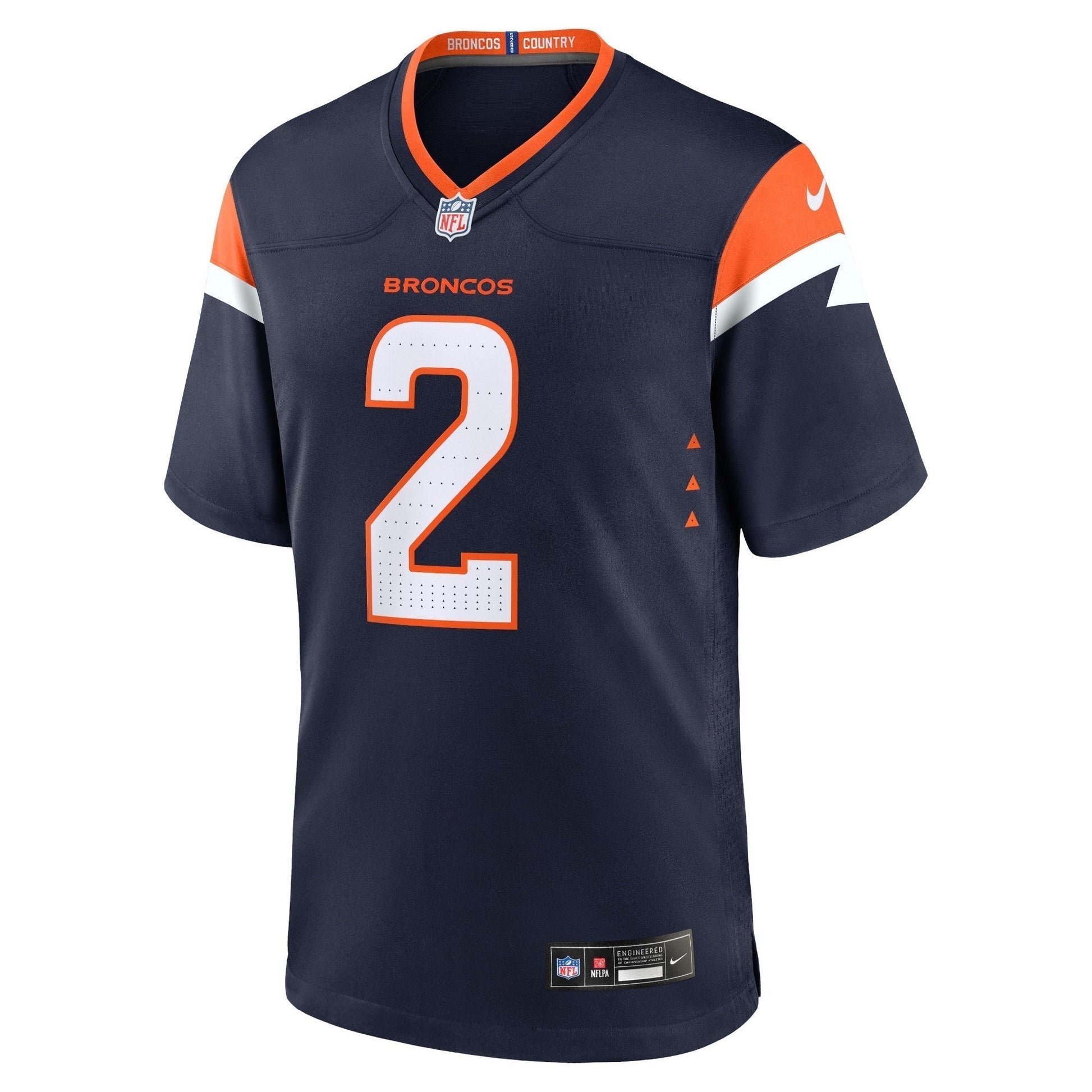 Patrick Surtain II Denver Broncos Mile High Collection Alternate Game Jersey - Navy football jersey product view 2