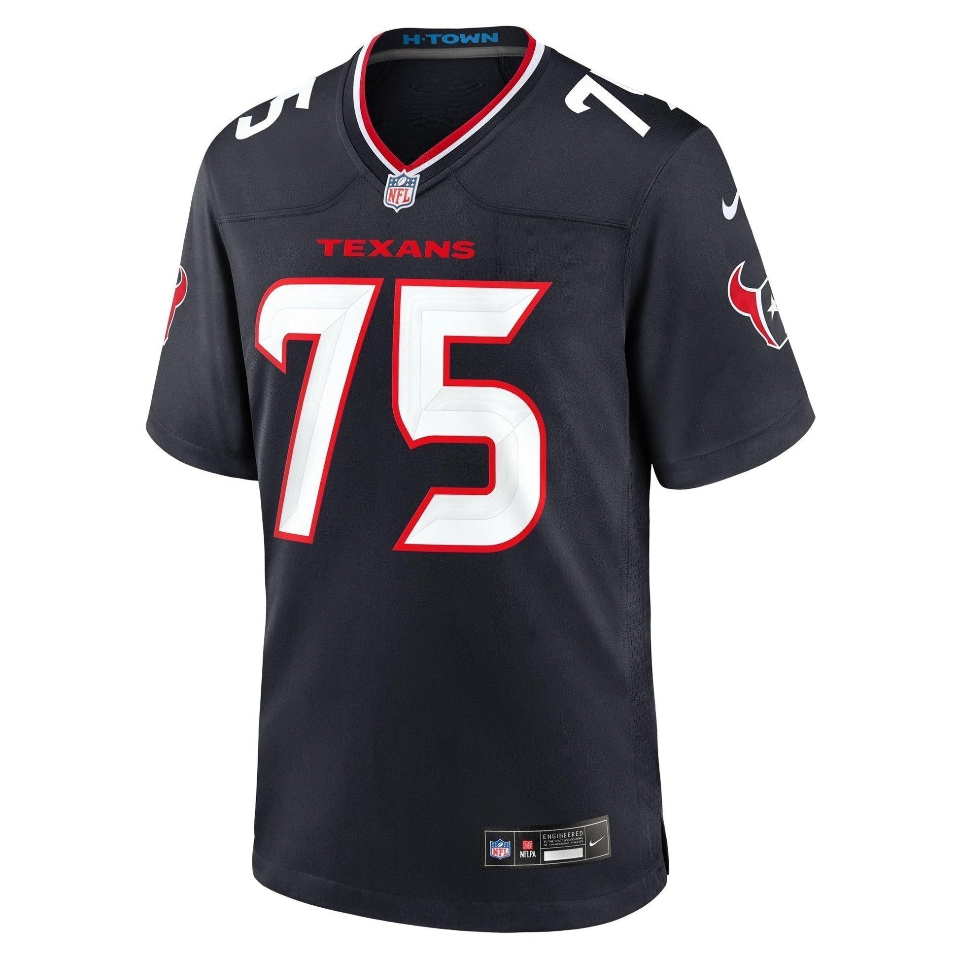 David Sharpe Houston Texans Team Game Jersey - Navy football jersey product view 2