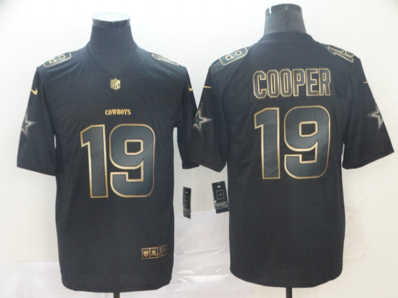 Men's Dallas Cowboys Amari Cooper #19 Black Player Game Jersey1 football jersey product view 1