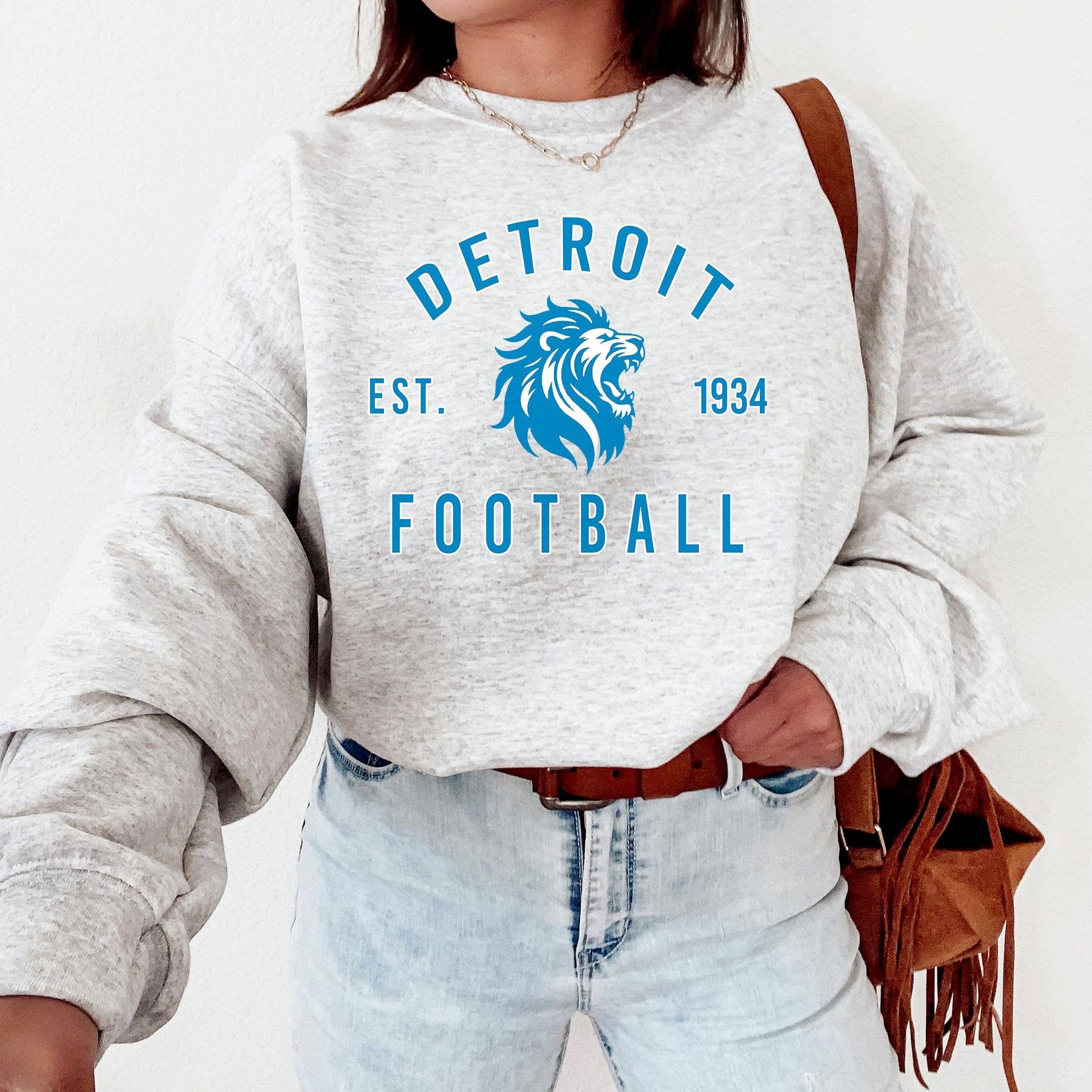 Detroit Lions Football Sweatshirt - Perfect Gift For F Unisex T-shirt, Sweatshirt, Hoodie, Long Sleeve Tee - T-Shirt, Sweatshirt, Hoodie