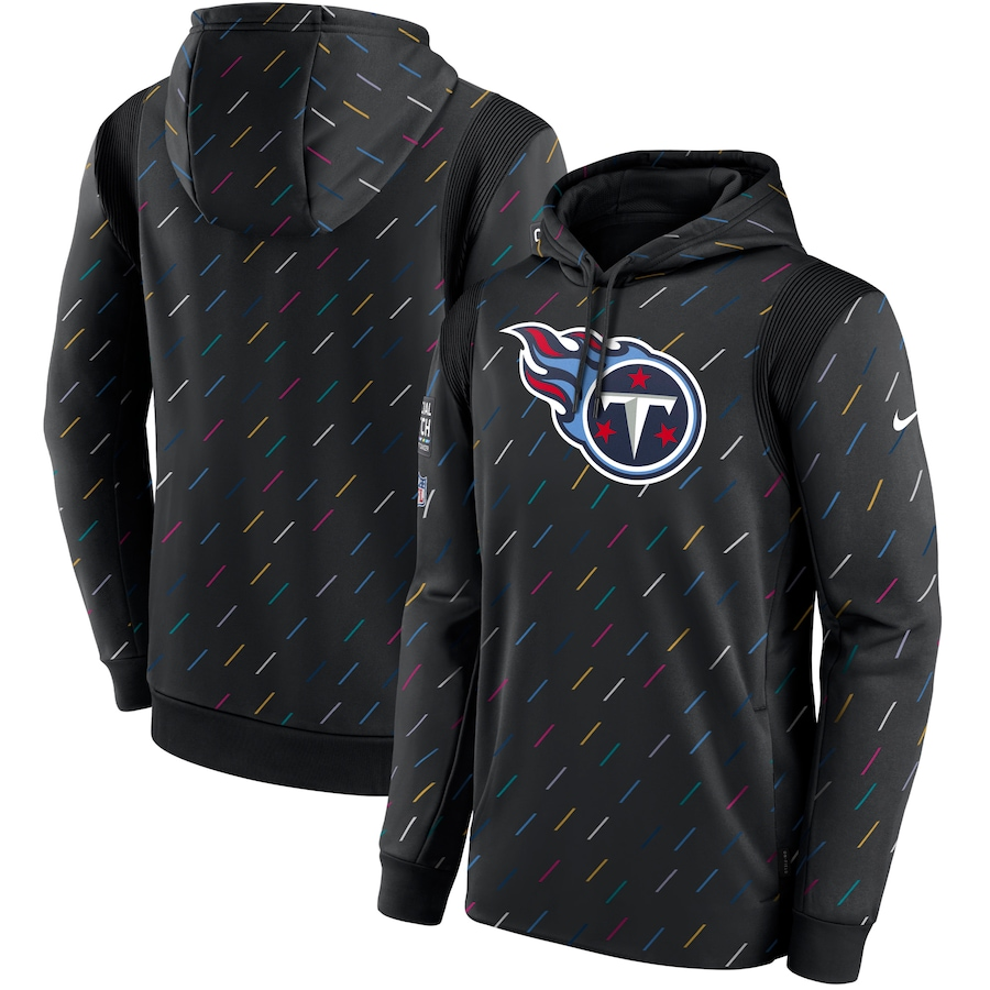 Men's Tennessee Titans 2021 Salute to Service Hoodie Black football jersey product view 1