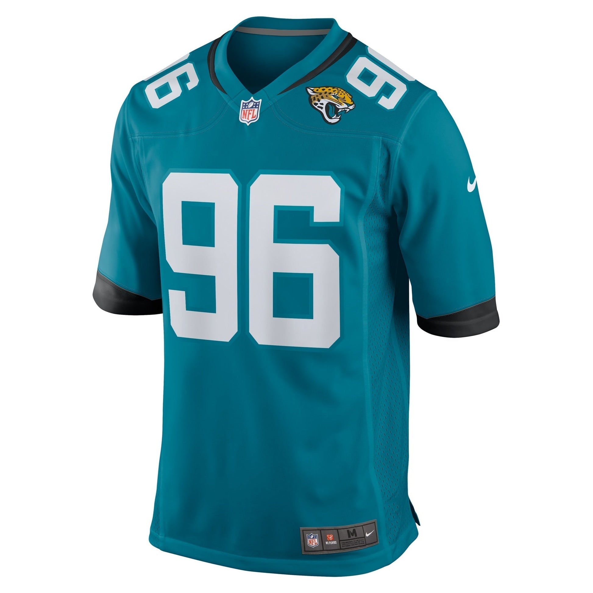 Ross Blacklock Jacksonville Jaguars Team Game Jersey - Teal football jersey product view 2
