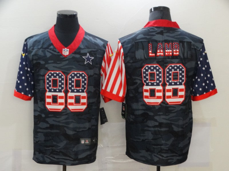 Men's Dallas Cowboys CeeDee Lamb #88 Gray Camouflage Game Player Jersey1 football jersey product view 1