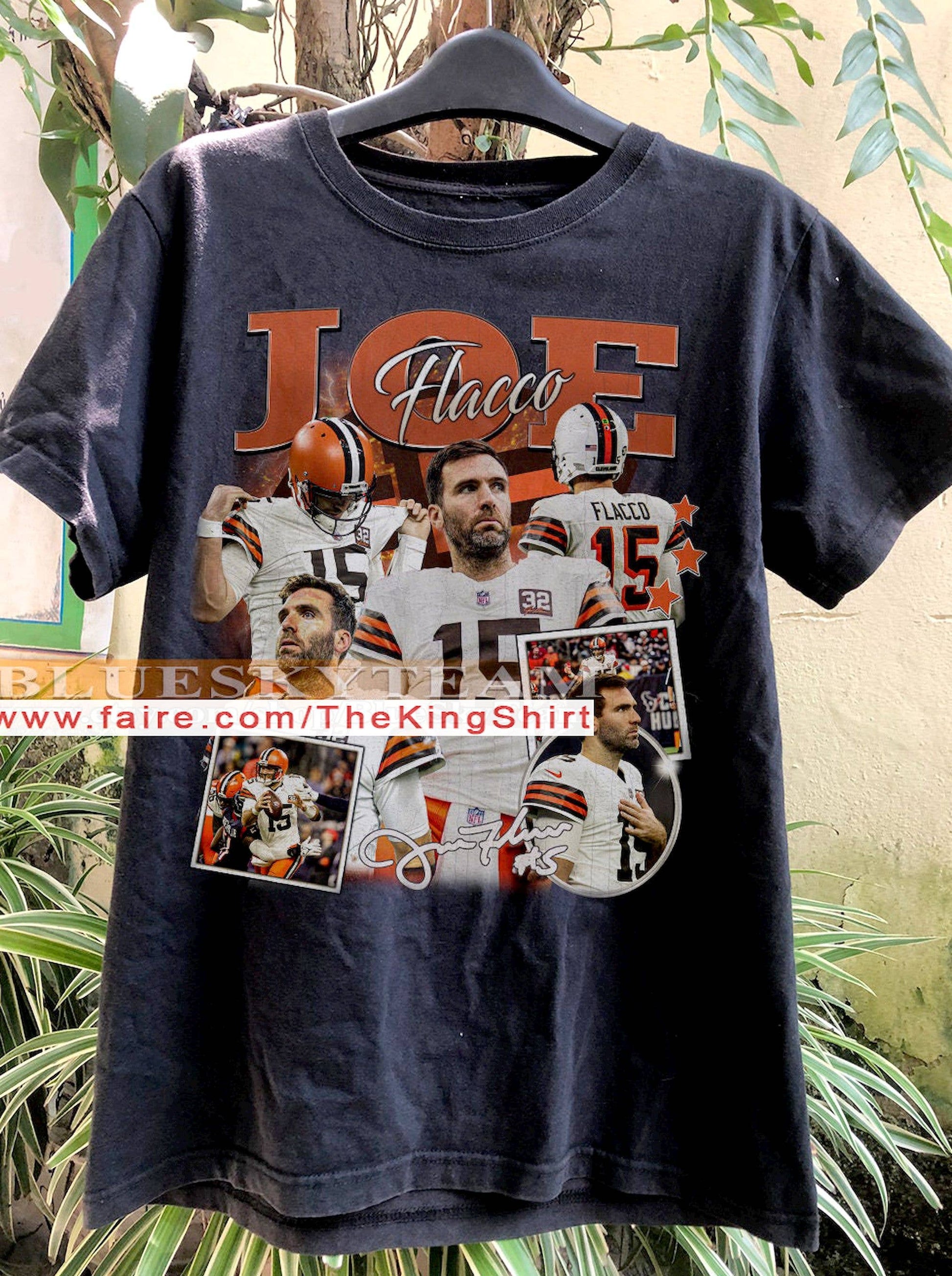 Vintage 90s Joe Flacco T-Shirt, Retro Football Bootleg Gift Unisex T-shirt, Sweatshirt, Hoodie, Long Sleeve Tee - T-Shirt, Sweatshirt, Hoodie