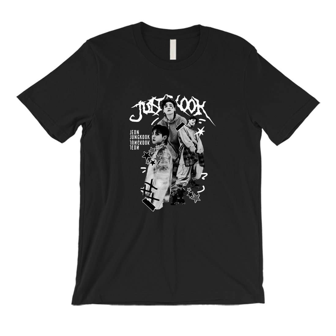 Jungkook Retro Photo Tee  Unisex K-Pop Shirt, Stylish Fit Unisex T-shirt, Sweatshirt, Hoodie, Long Sleeve Tee - T-Shirt, Sweatshirt, Hoodie