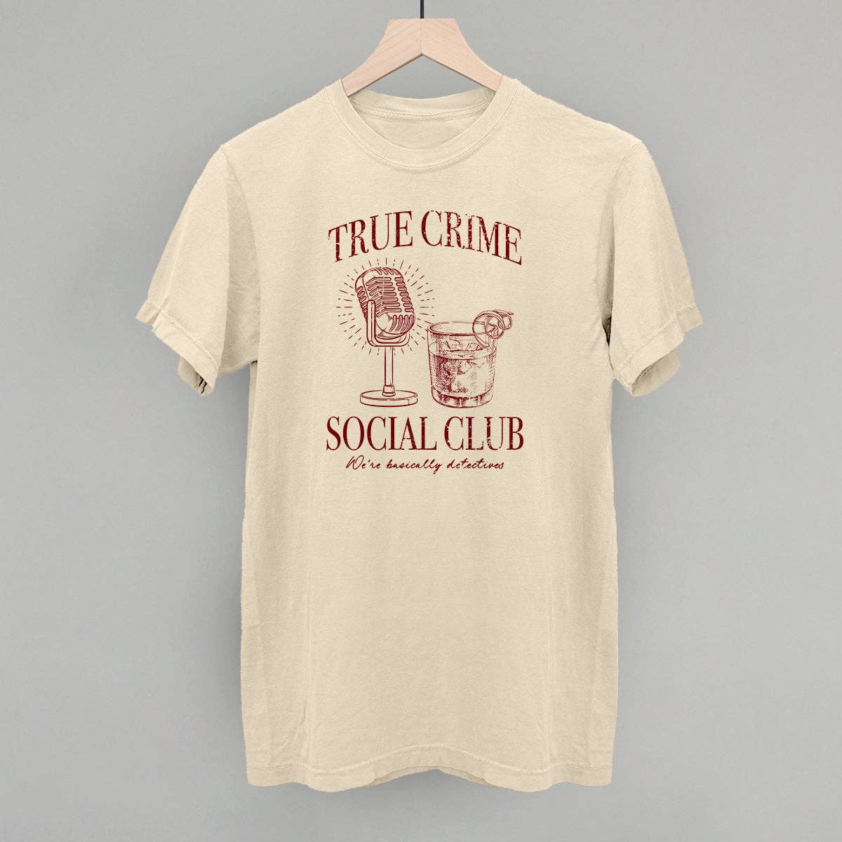 True Crime Social Club Unisex T-shirt, Sweatshirt, Hoodie, Long Sleeve Tee - T-Shirt, Sweatshirt, Hoodie