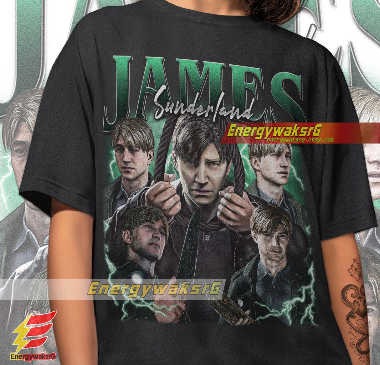 Silent Hill 2 James Sunderland Vintage Unisex T-Shirt Gift Unisex T-shirt, Sweatshirt, Hoodie, Long Sleeve Tee - T-Shirt, Sweatshirt, Hoodie