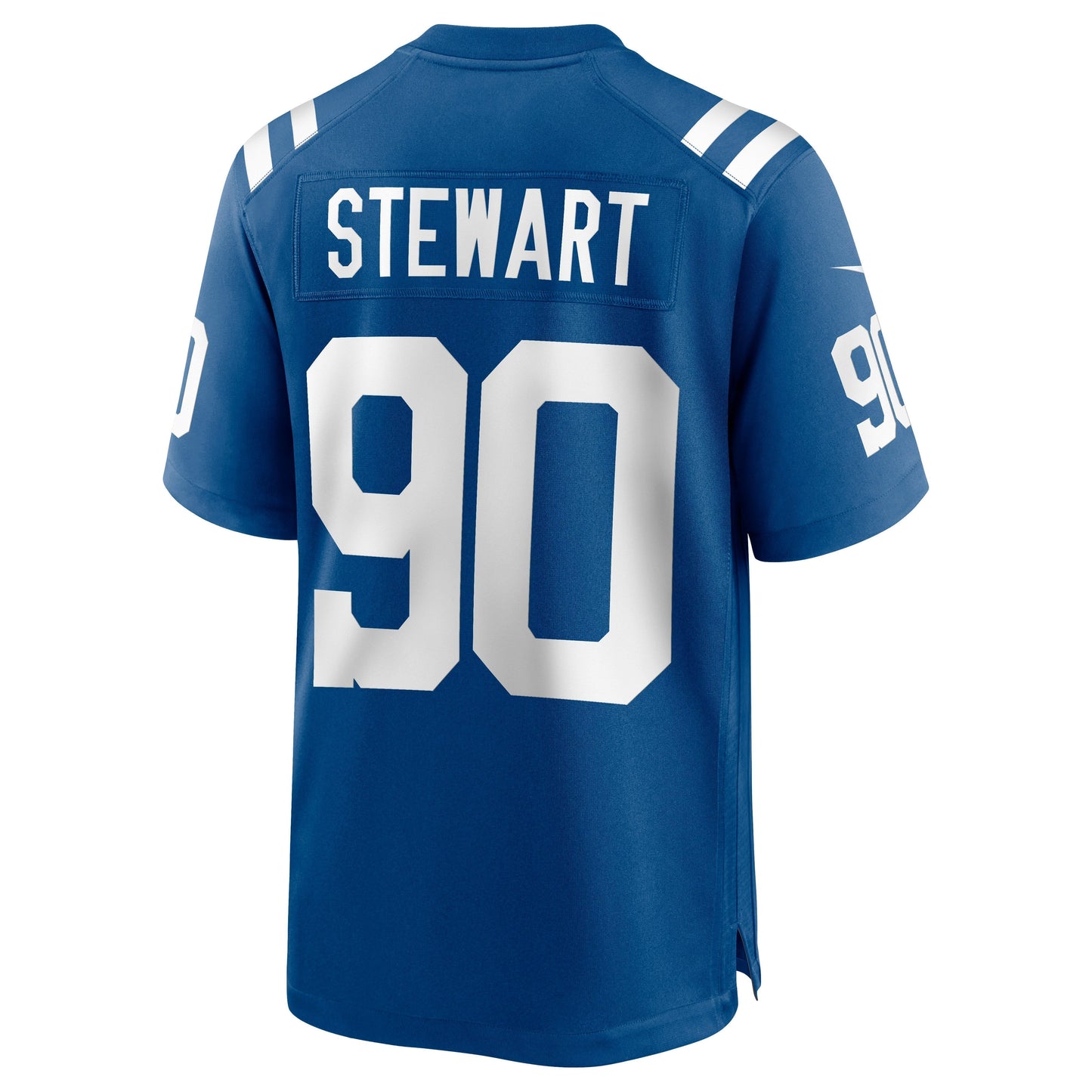 Grover Stewart Indianapolis Colts Game Jersey - Royal football jersey product view 3