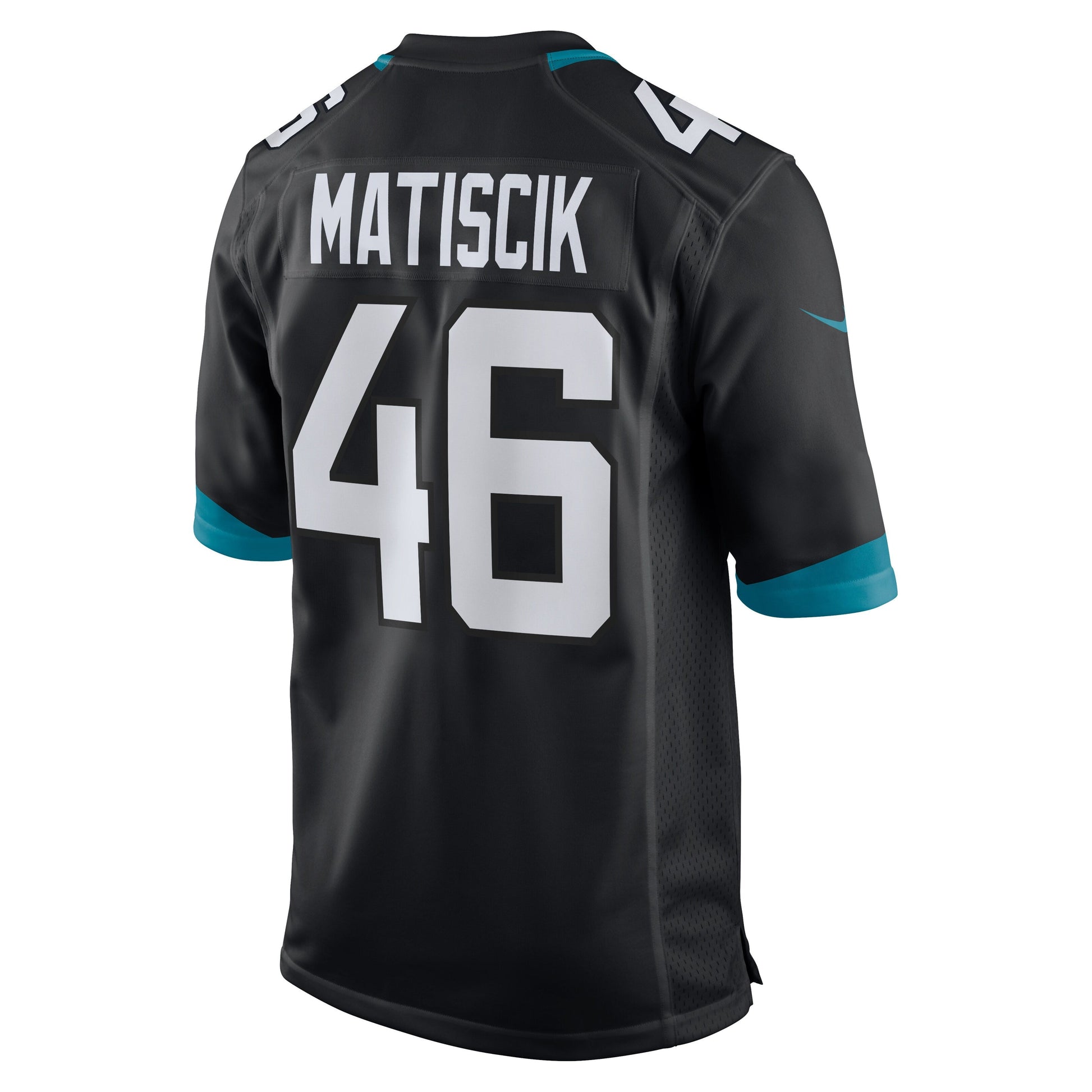 Ross Matiscik Jacksonville Jaguars Game Jersey - Black football jersey product view 3