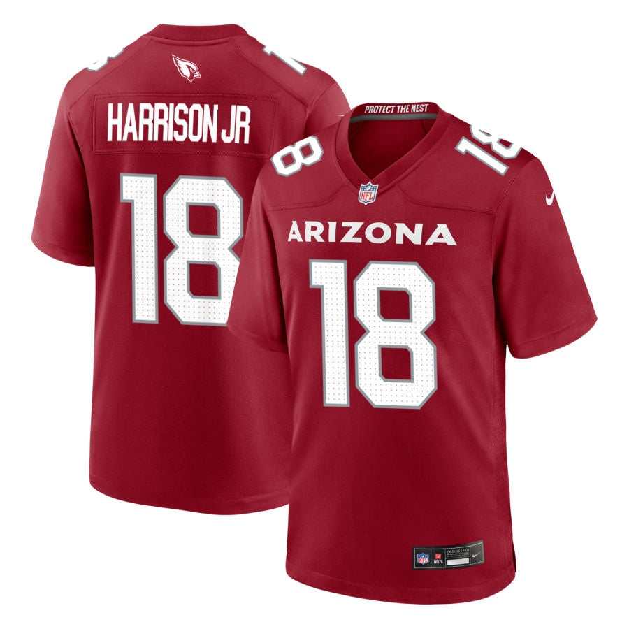 Marvin Harrison Jr Arizona Cardinals Jersey football jersey product view 1
