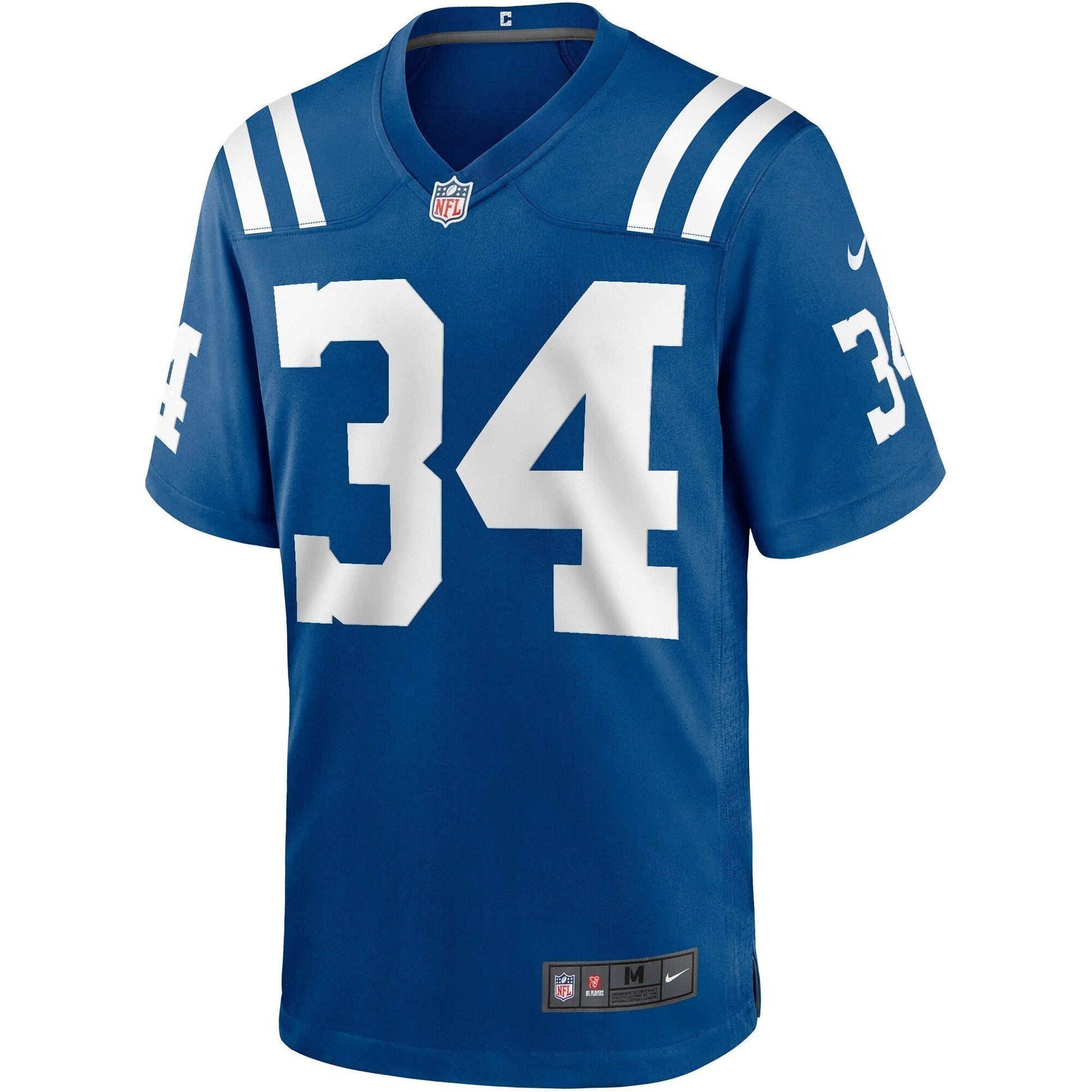 Joe Perry Indianapolis Colts Game Retired Jersey - Royal football jersey product view 2