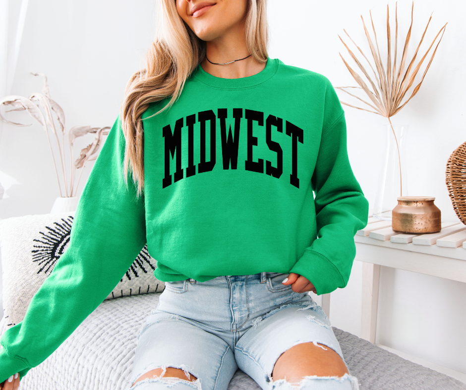 Midwest Crewneck Unisex T-shirt, Sweatshirt, Hoodie, Long Sleeve Tee - T-Shirt, Sweatshirt, Hoodie