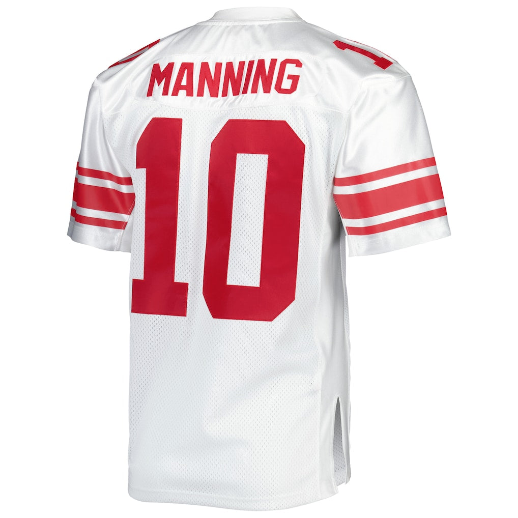 NY.Giants #10 Eli Manning 2007 White Authentic Throwback Retired Player Jersey football jersey product view 1