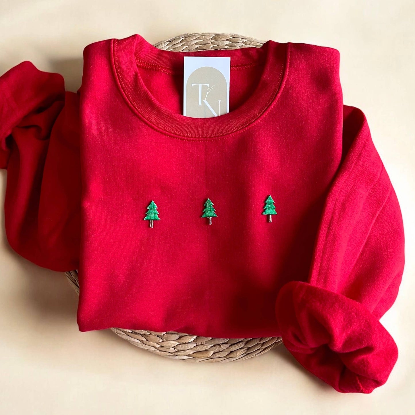 Festive Christmas Trees Sweater, Winter Sweatshirts Unisex T-shirt, Sweatshirt, Hoodie, Long Sleeve Tee - T-Shirt, Sweatshirt, Hoodie