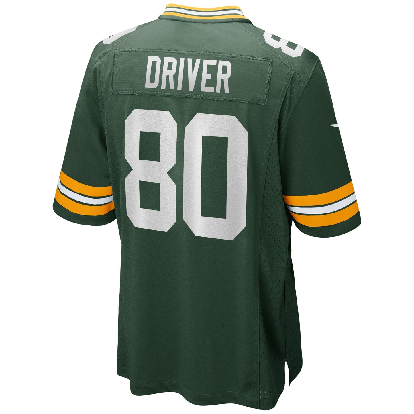 Donald Driver Green Bay Packers Game Retired Jersey - Green football jersey product view 3