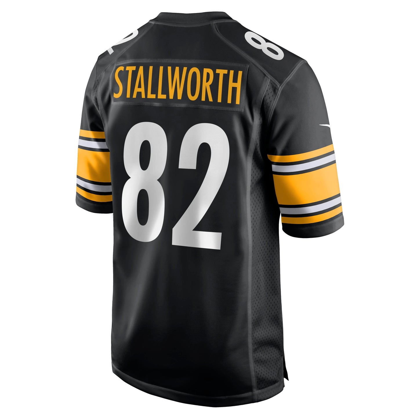 John Stallworth Pittsburgh Steelers Retired Jersey - Black football jersey product view 3