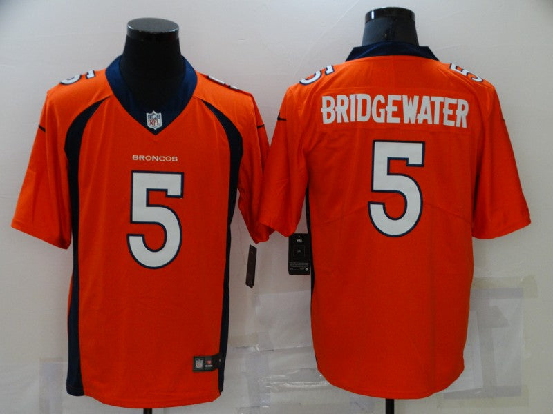 Men's Denver Broncos Teddy Bridgewater Orange Game Jersey football jersey product view 1