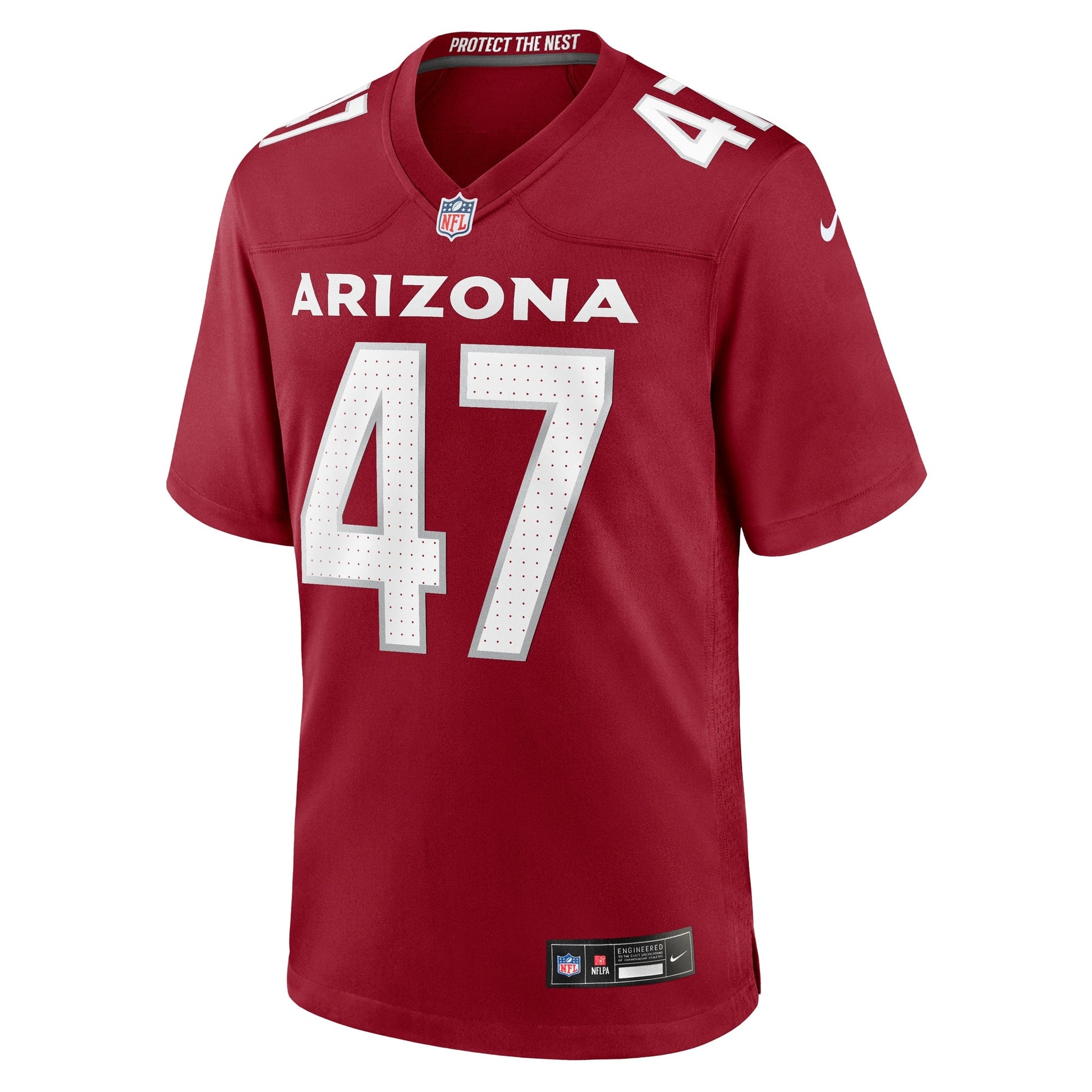 Ezekiel Turner Arizona Cardinals Team Game Jersey - Cardinal football jersey product view 2