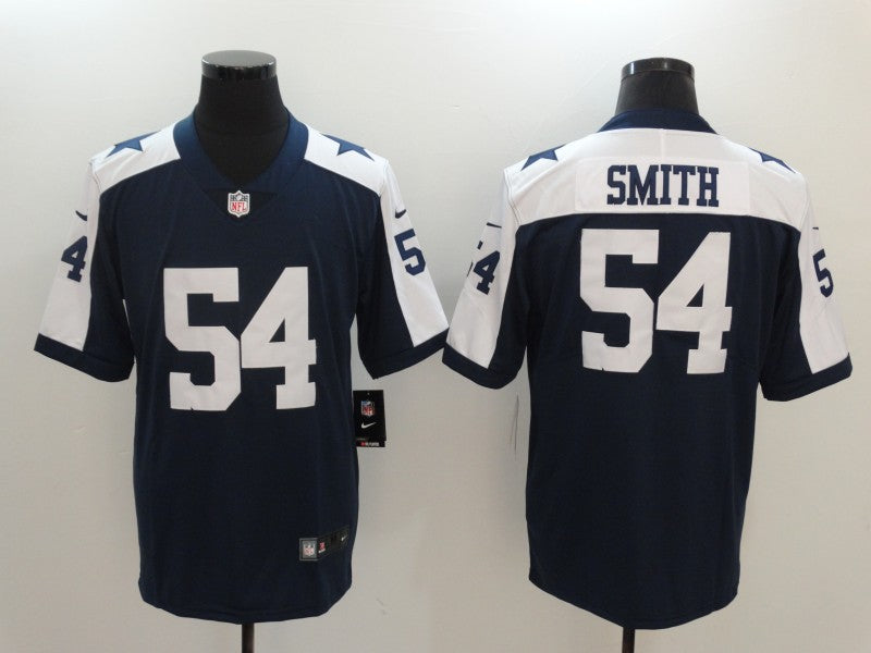 Men's Dallas Cowboys Jaylon Smith #54 Navy Alternate Fashion Game Jersey1 football jersey product view 1