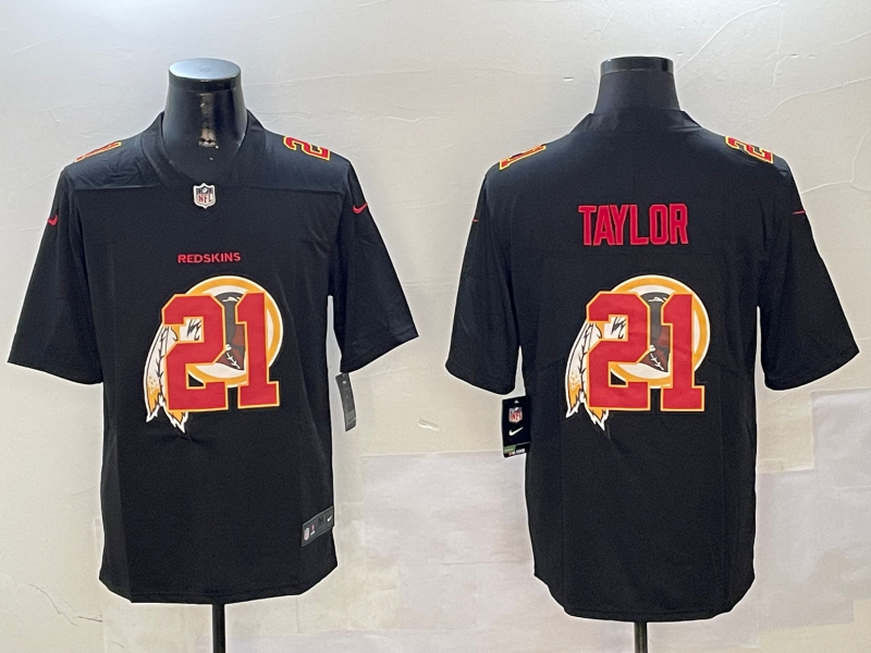 Men's Washington Commanders Sean Taylor #21 Black Player Jersey1 football jersey product view 1