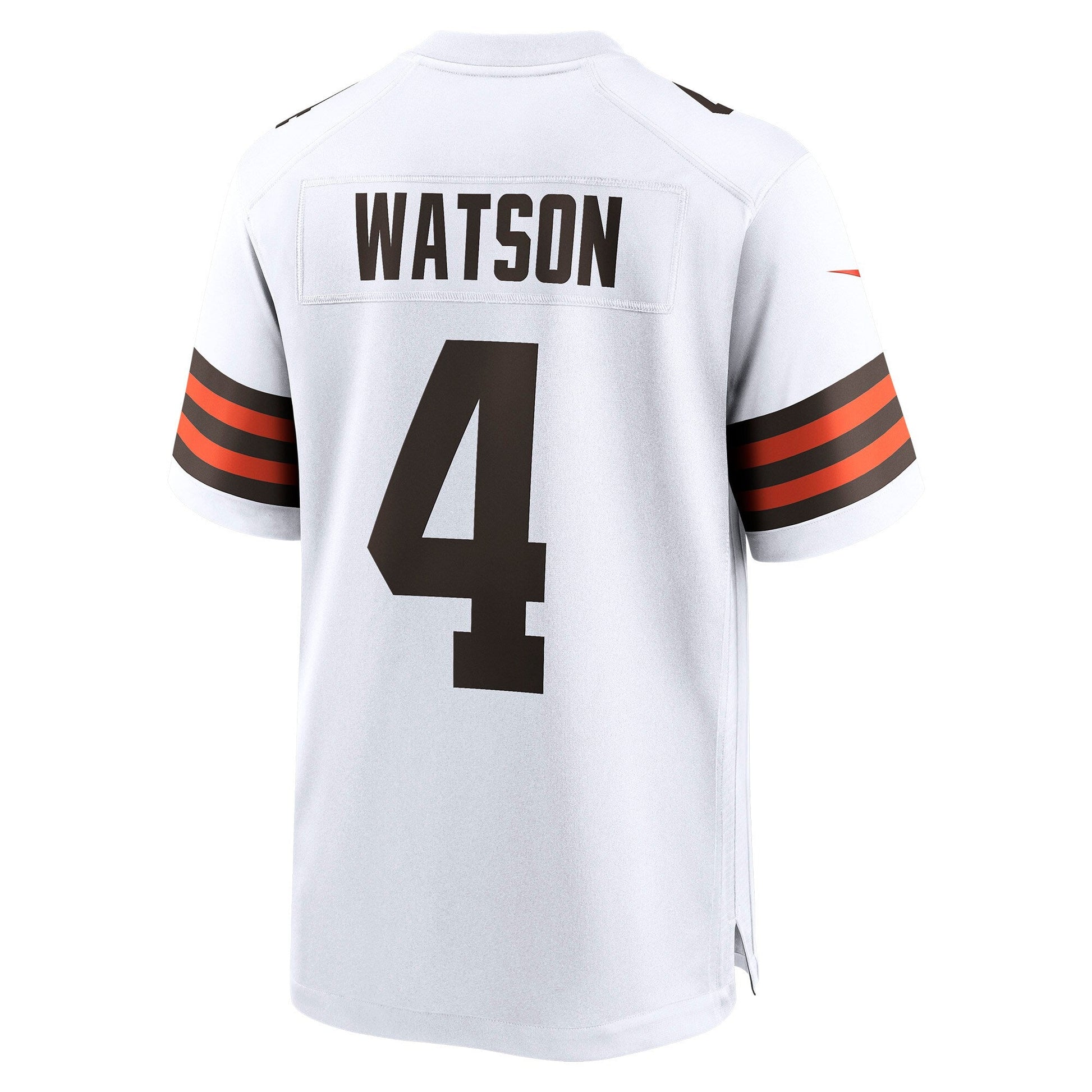 Deshaun Watson Cleveland Browns Game Jersey - White football jersey product view 3
