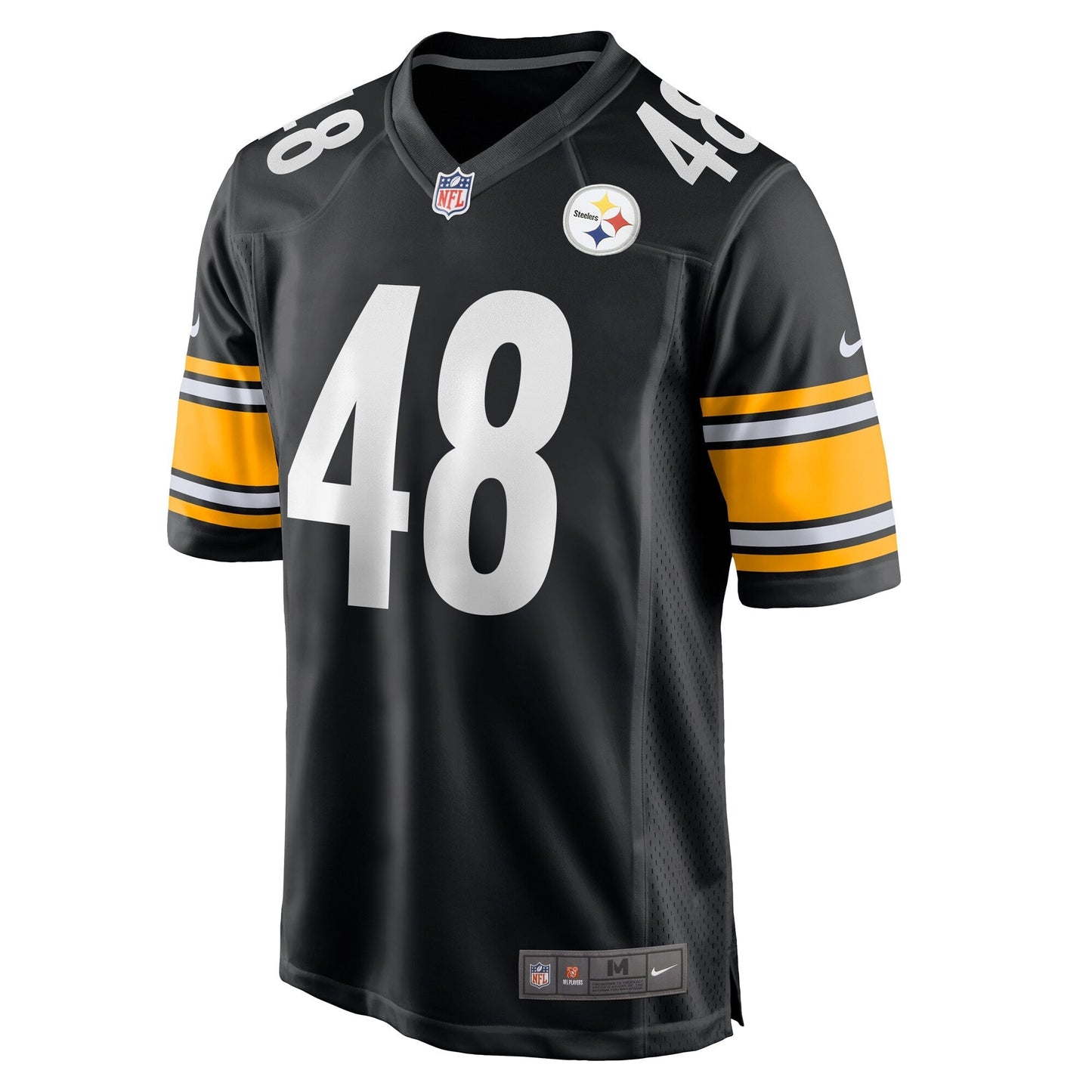 Godwin Igwebuike Pittsburgh Steelers Game Jersey - Black football jersey product view 2