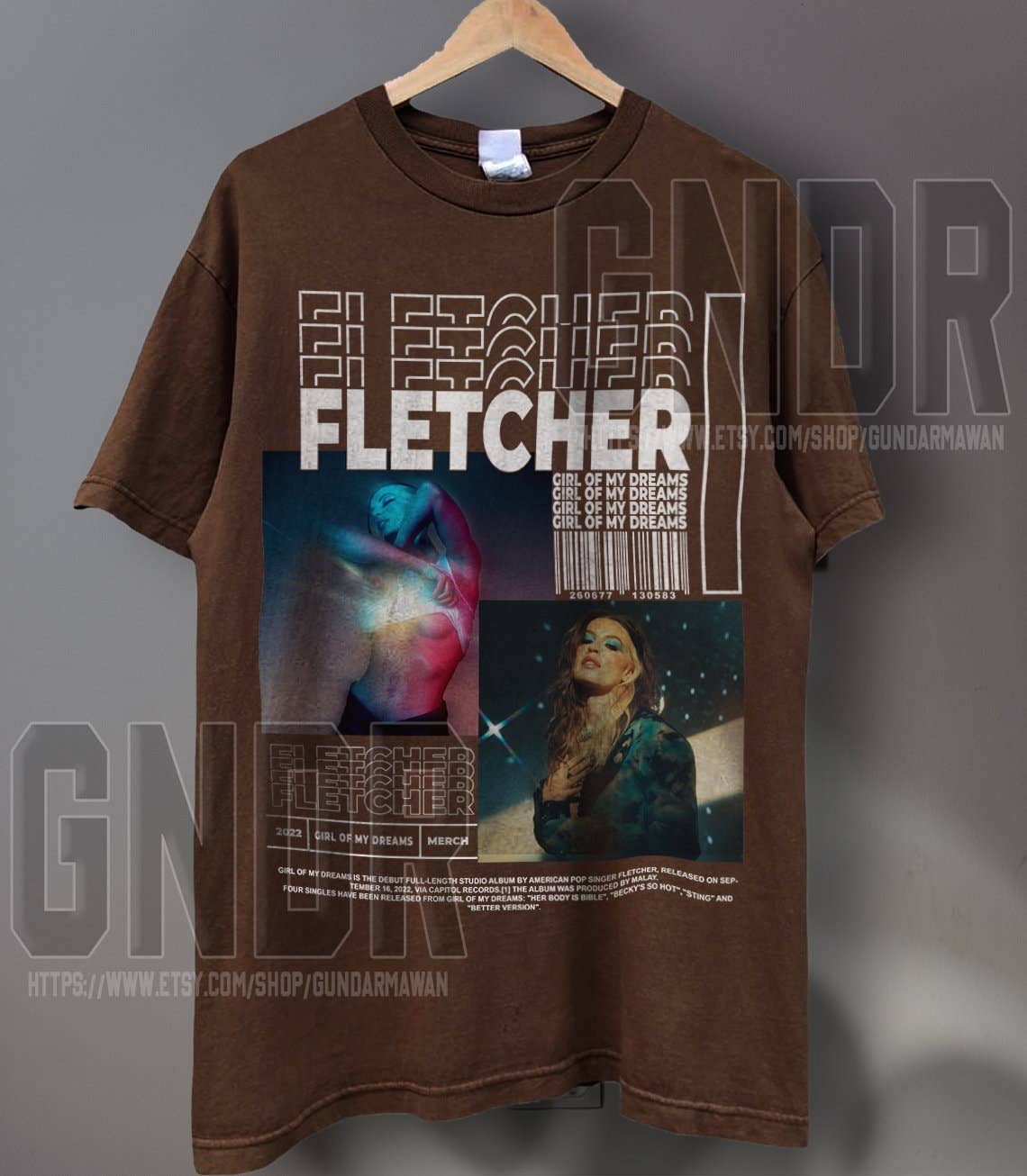 Girl of My Dreams Tour Shirt - Fletcher World Tour Merch Unisex T-shirt, Sweatshirt, Hoodie, Long Sleeve Tee - T-Shirt, Sweatshirt, Hoodie