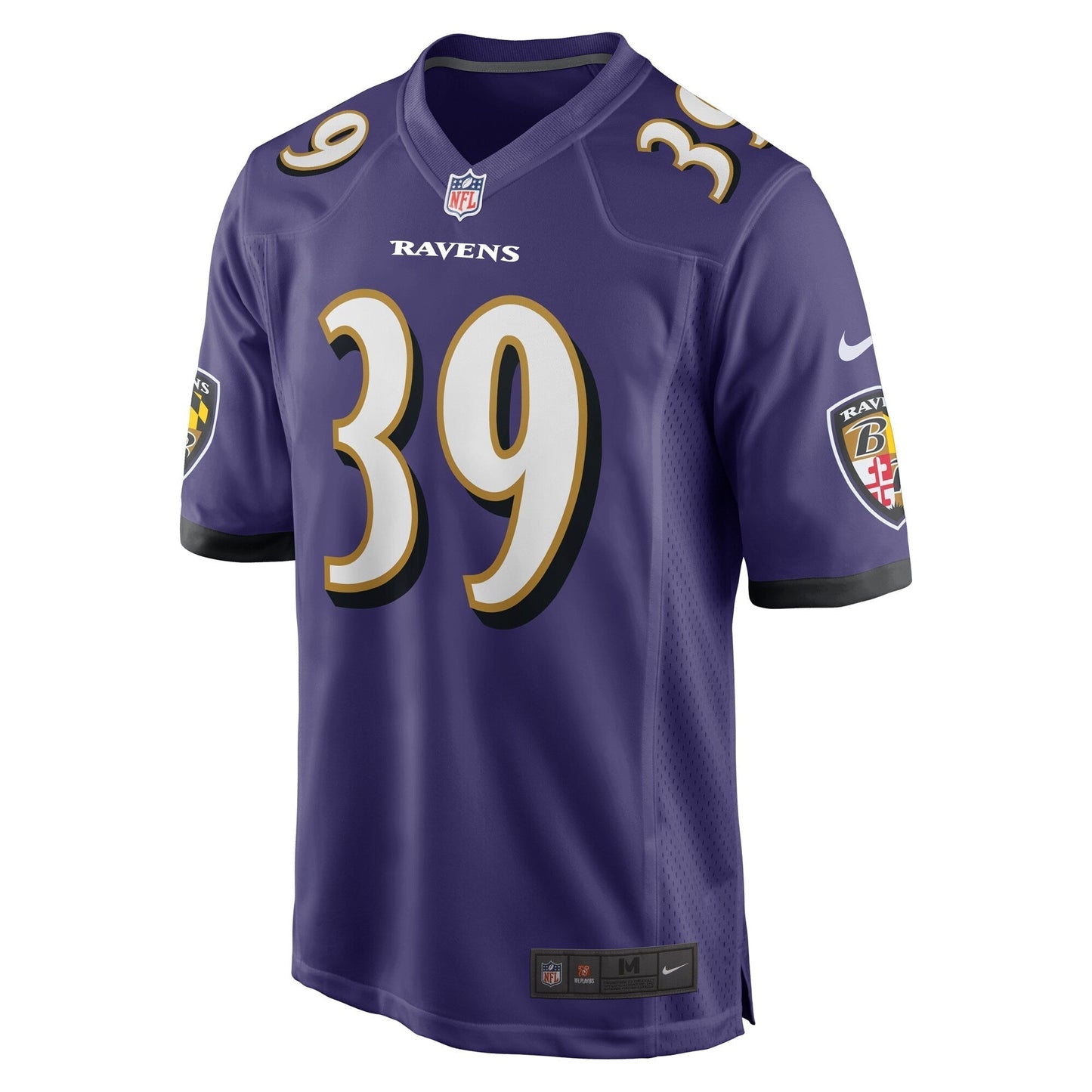 Duron Harmon Baltimore Ravens Game Jersey - Purple football jersey product view 2