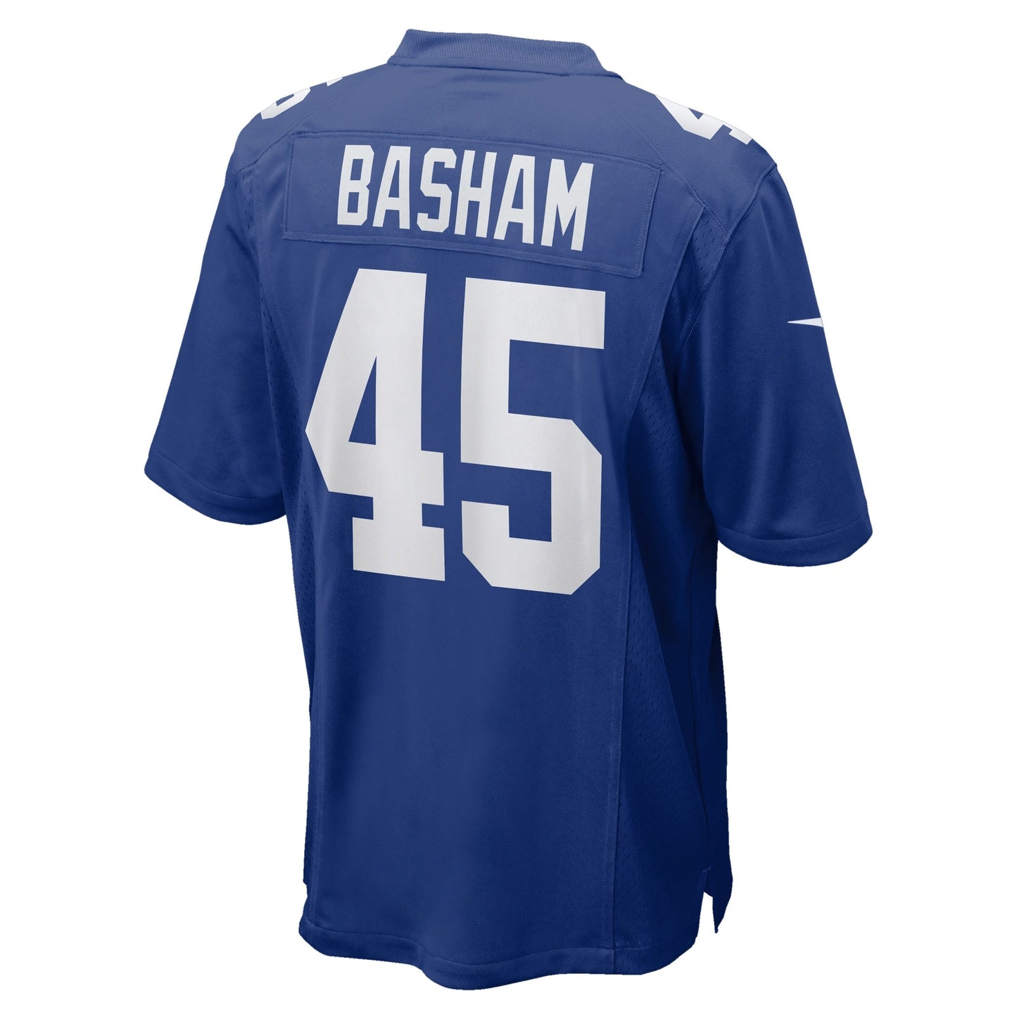 Boogie Basham New York Giants Game Jersey - Royal football jersey product view 3