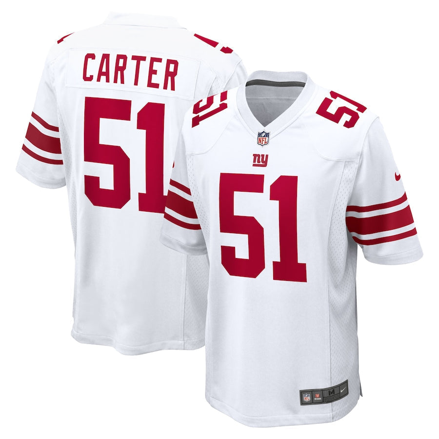 Men's New York Giants Abdul Carter White First Round Pick Game Jersey football jersey product view 1