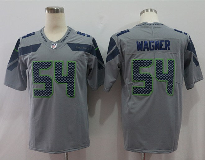 Men's Seattle Seahawks Bobby Wagner Gray Game Jersey football jersey product view 1