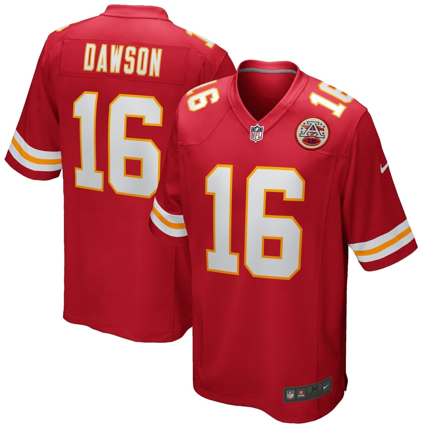 Len Dawson Kansas City Chiefs Game Retired Jersey - Red football jersey product view 1