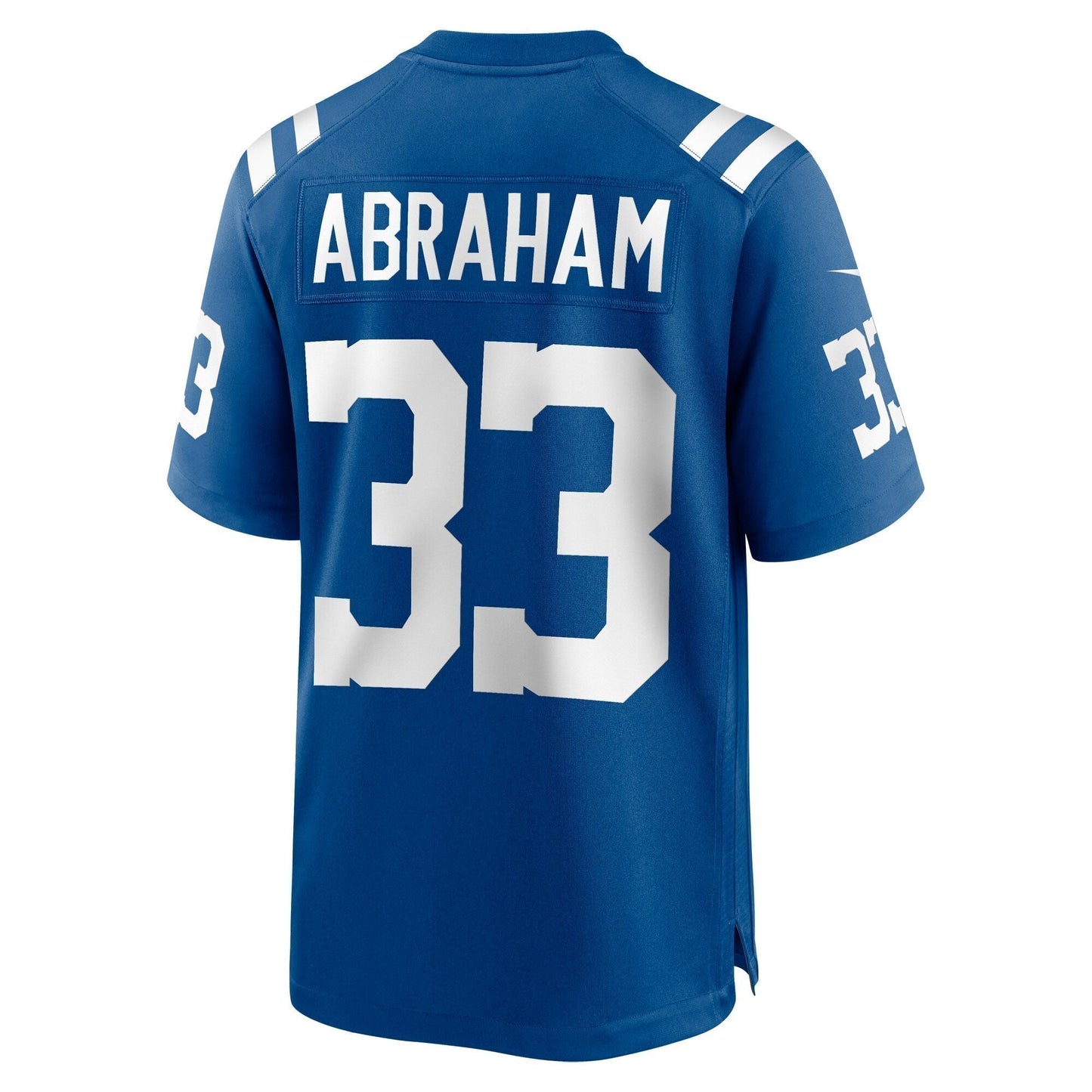 Micah Abraham Indianapolis Colts Game Jersey - Royal football jersey product view 3