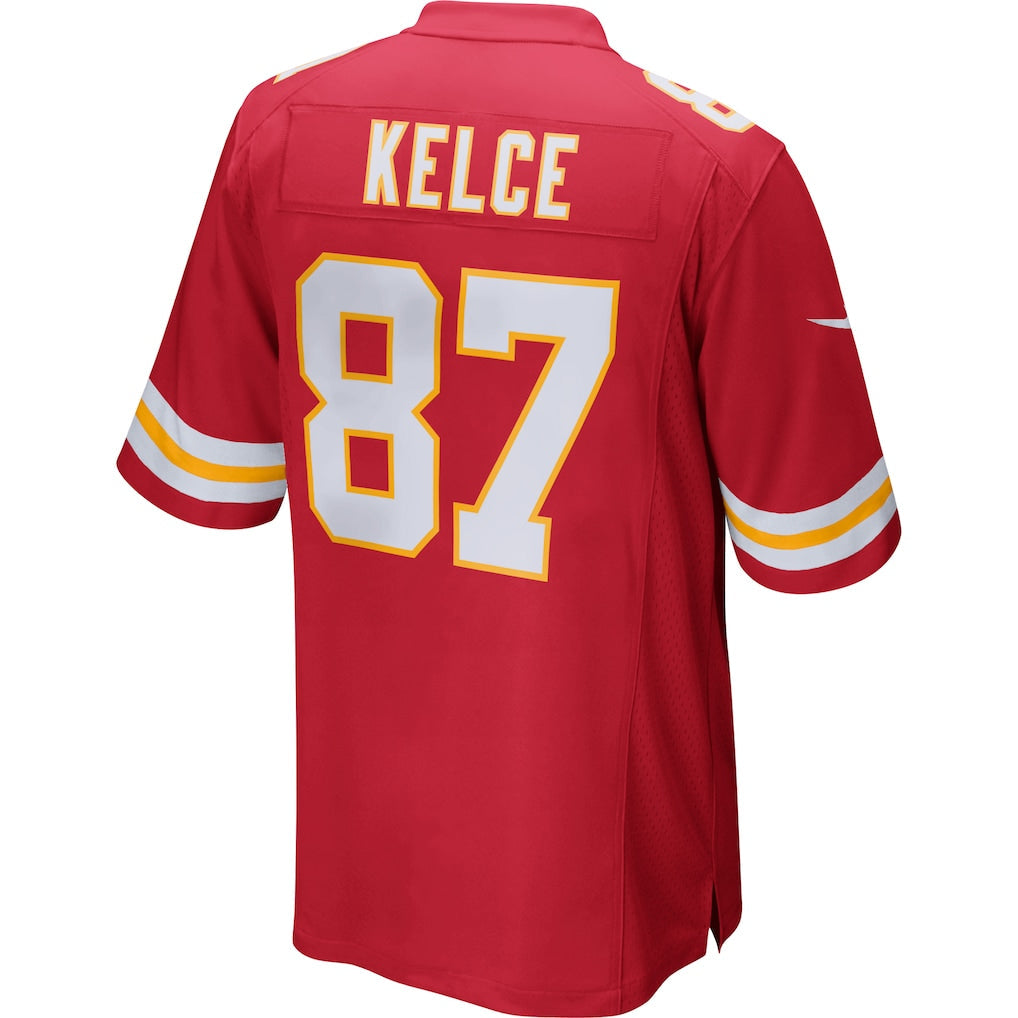 KC.Chiefs #87 Travis Kelce Red Game Jersey football jersey product view 1
