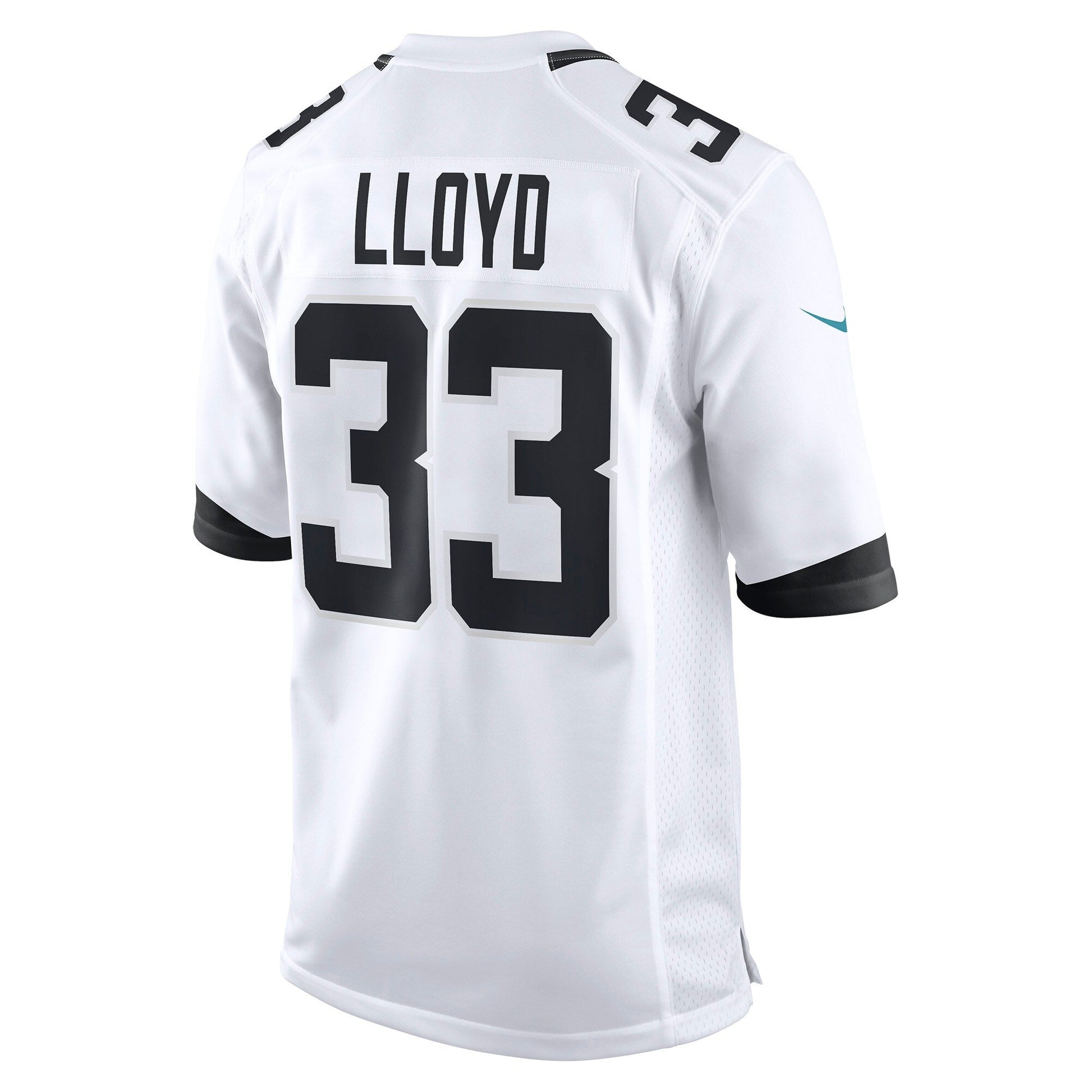 Devin Lloyd Jacksonville Jaguars Away Game Jersey - White football jersey product view 3