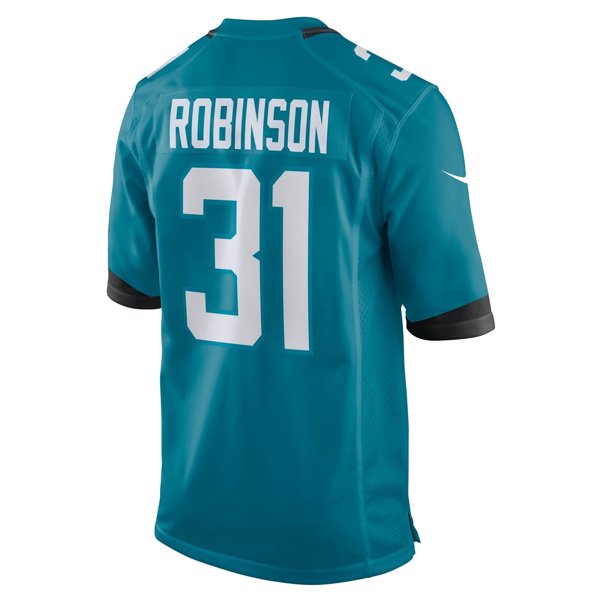 Keilan Robinson Jacksonville Jaguars Team Game Jersey - Teal football jersey product view 3