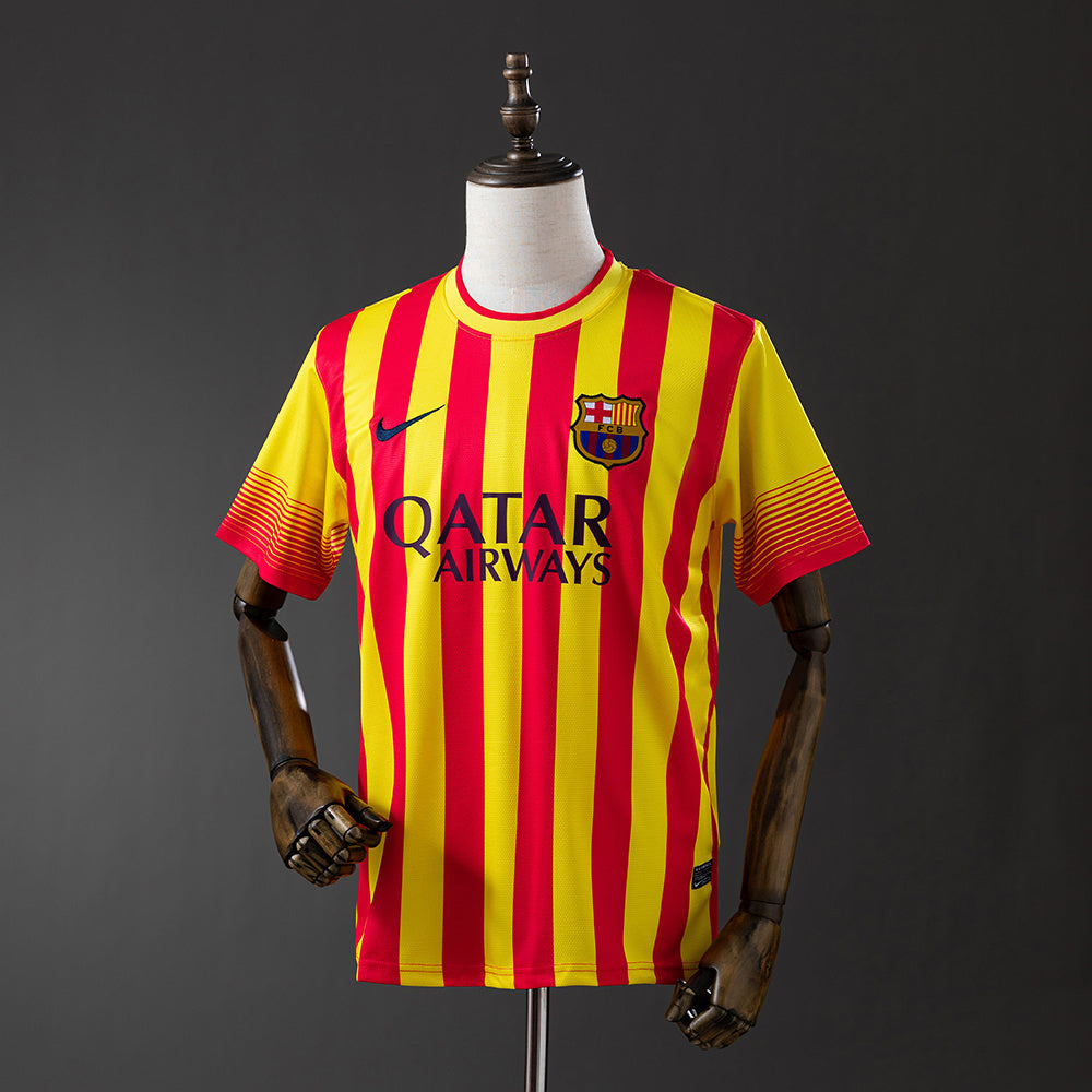 Barcelona 13/14 Away Retro Jersey sports jersey product view 1