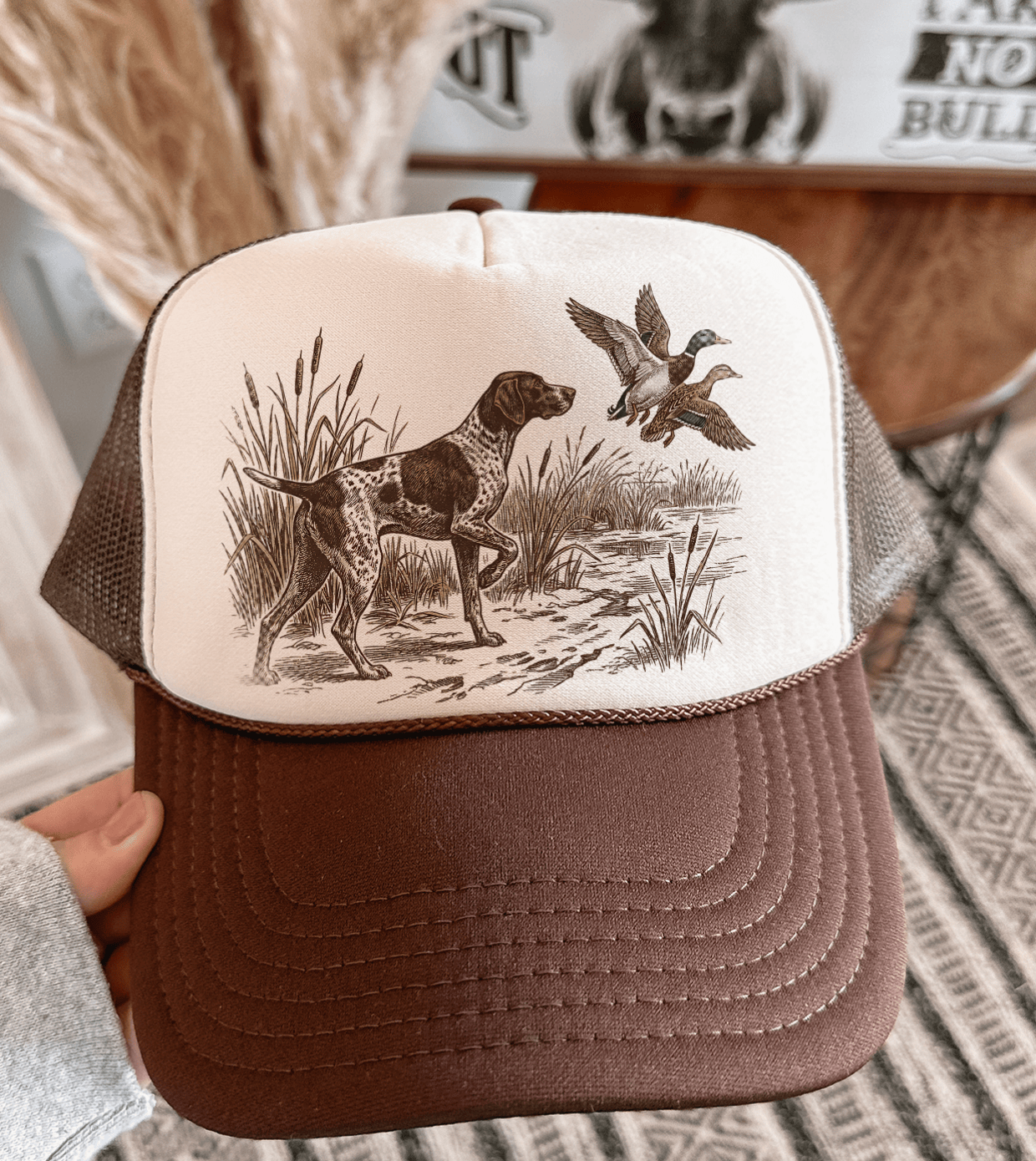Duck Hunting Pointer Dog -  Brown & Tan Otto Unisex T-shirt, Sweatshirt, Hoodie, Long Sleeve Tee - T-Shirt, Sweatshirt, Hoodie