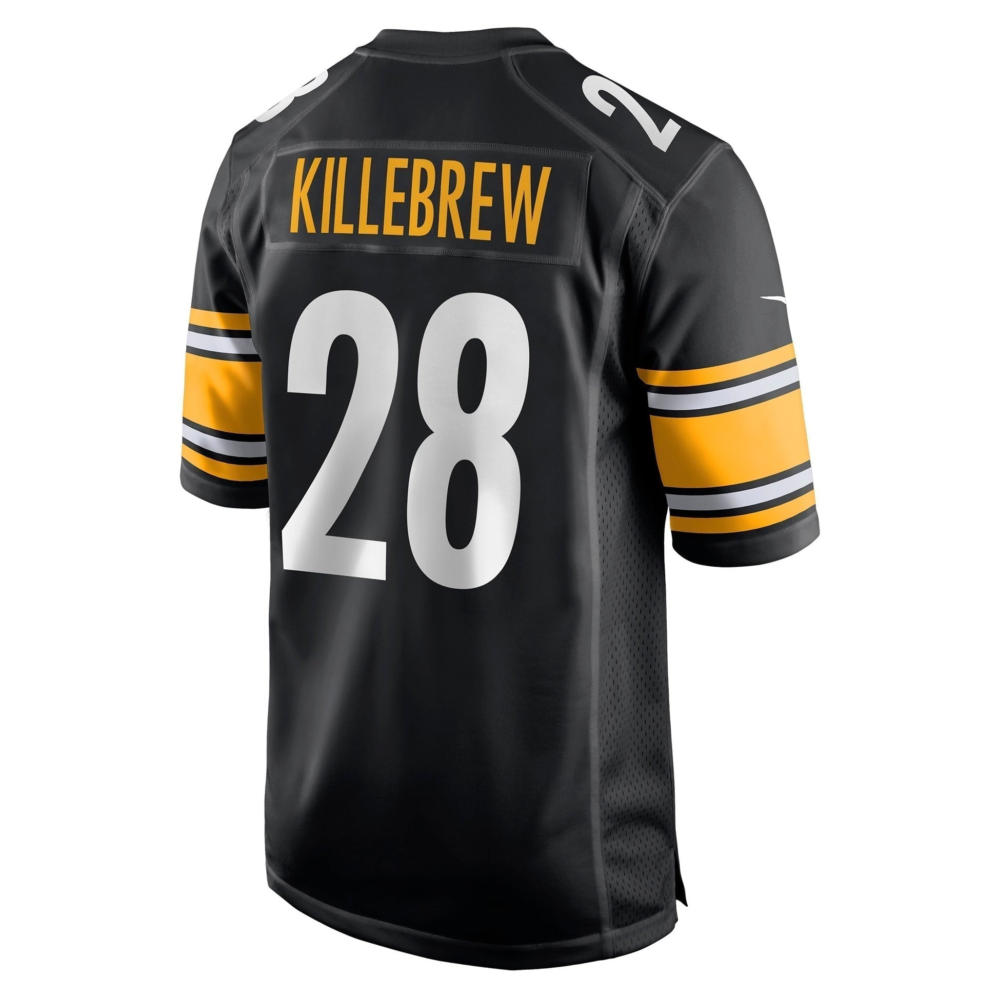 Miles Killebrew Pittsburgh Steelers Game Jersey - Black football jersey product view 3