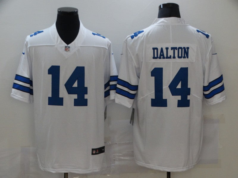 Men's Dallas Cowboys Andy Dalton White Game Player Jersey football jersey product view 1