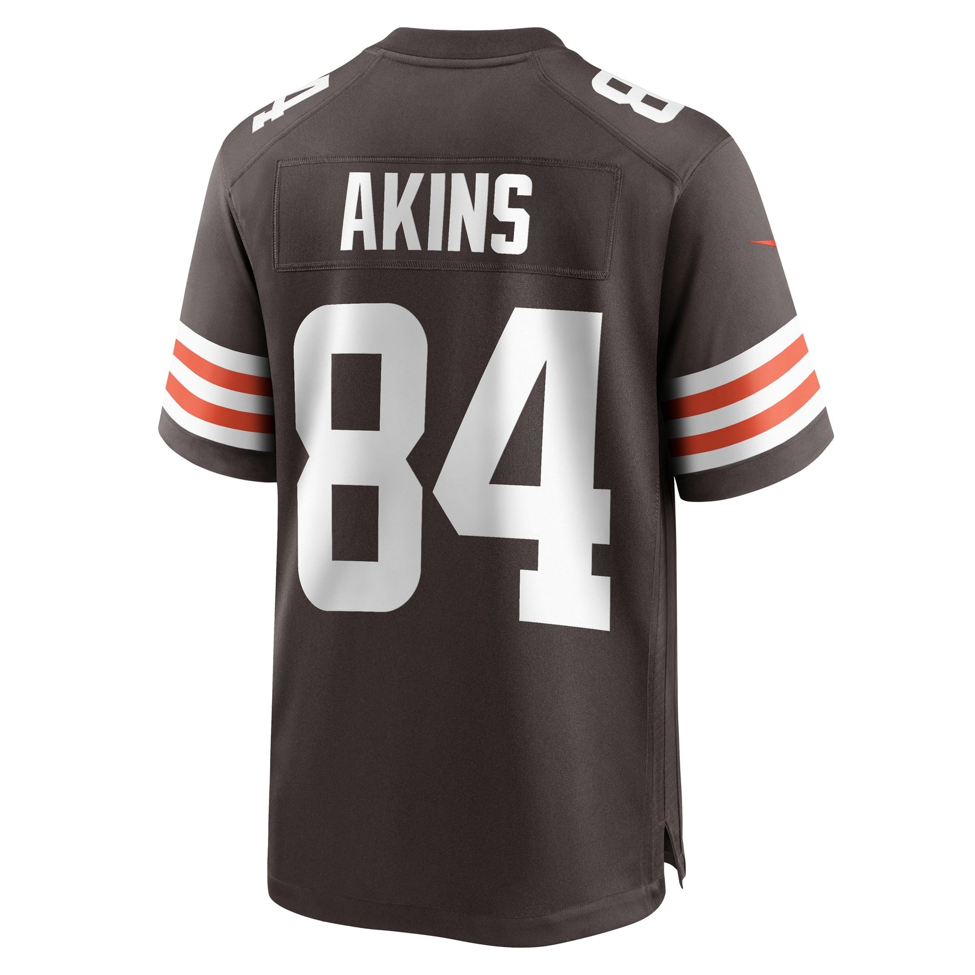 Jordan Akins Cleveland Browns Game Jersey - Brown football jersey product view 3