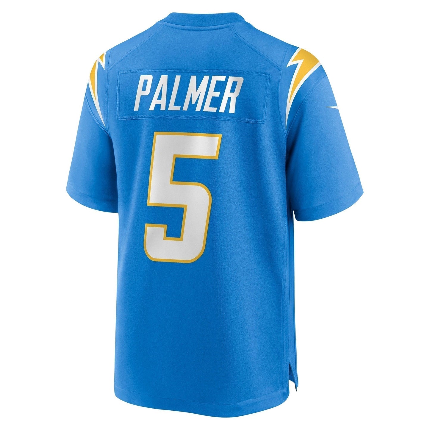 Joshua Palmer Los Angeles Chargers Game Jersey - Powder Blue football jersey product view 3