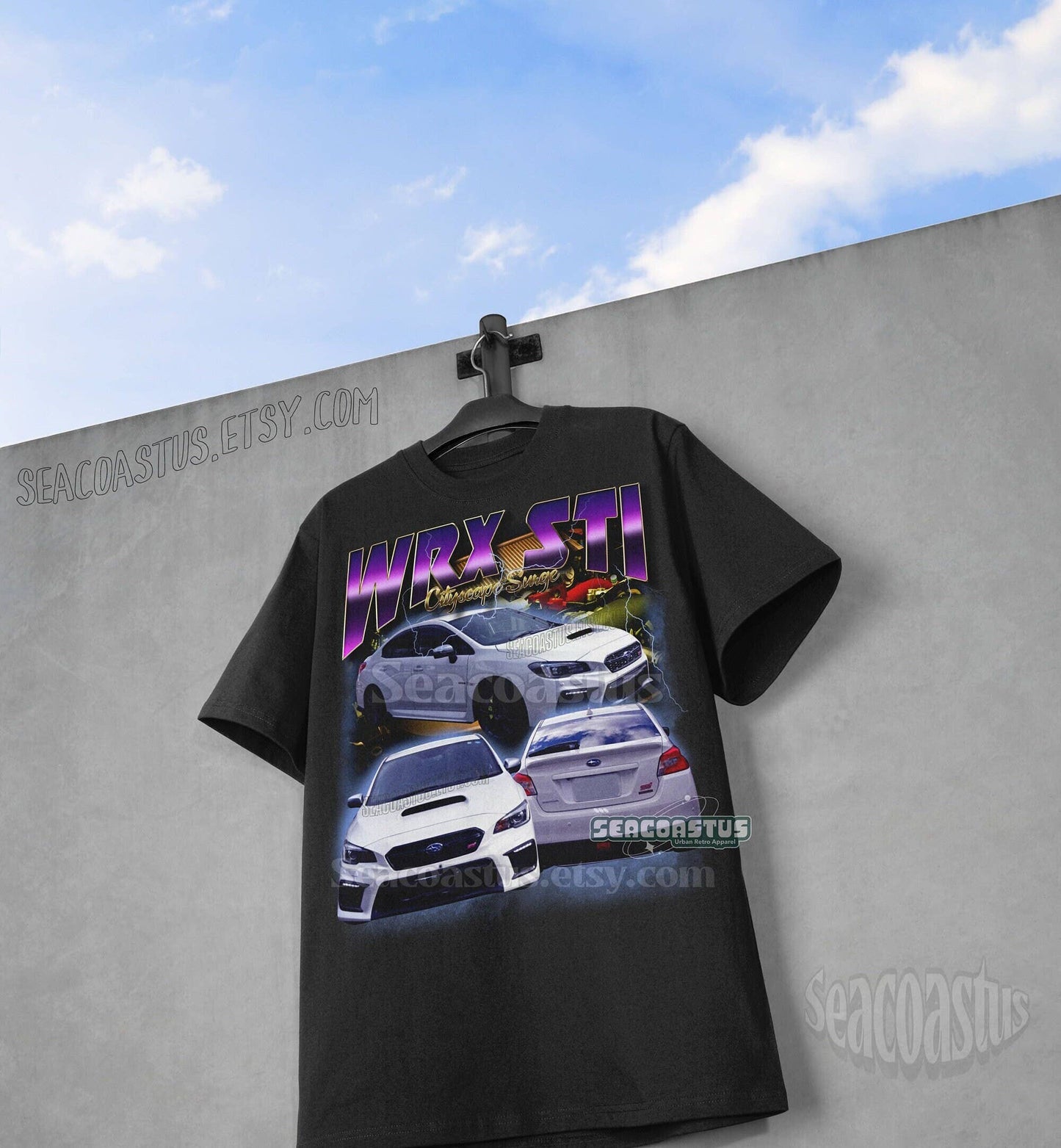 Retro Wrx Sti Wrc Graphic T-Shirt For Subie EJ25 Fans - Jdm Unisex T-shirt, Sweatshirt, Hoodie, Long Sleeve Tee - T-Shirt, Sweatshirt, Hoodie